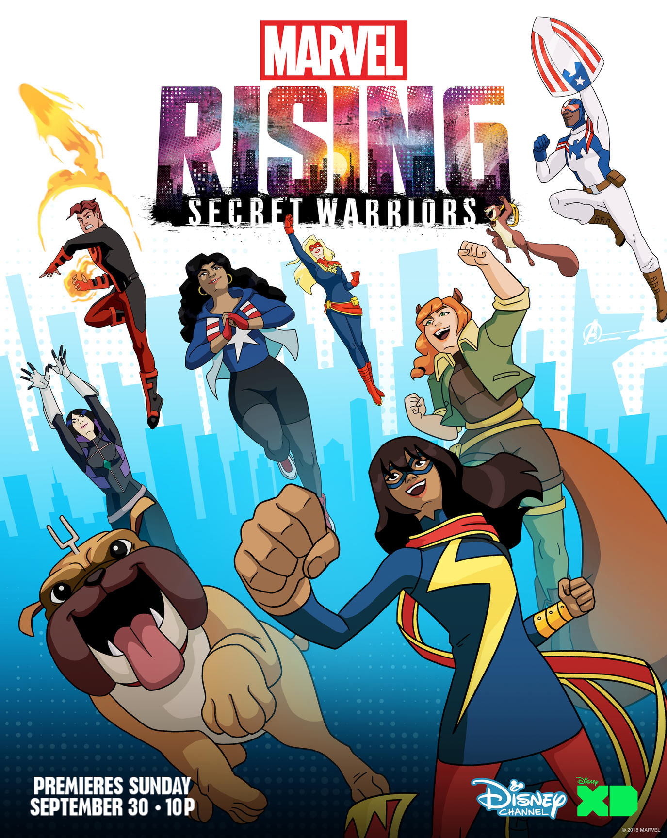 Wallpaper #oFh1NJMBzN9vxX34UTwG439 Marvel Rising Secret Warriors Traz as Heroinas Da Marvel Em Acao