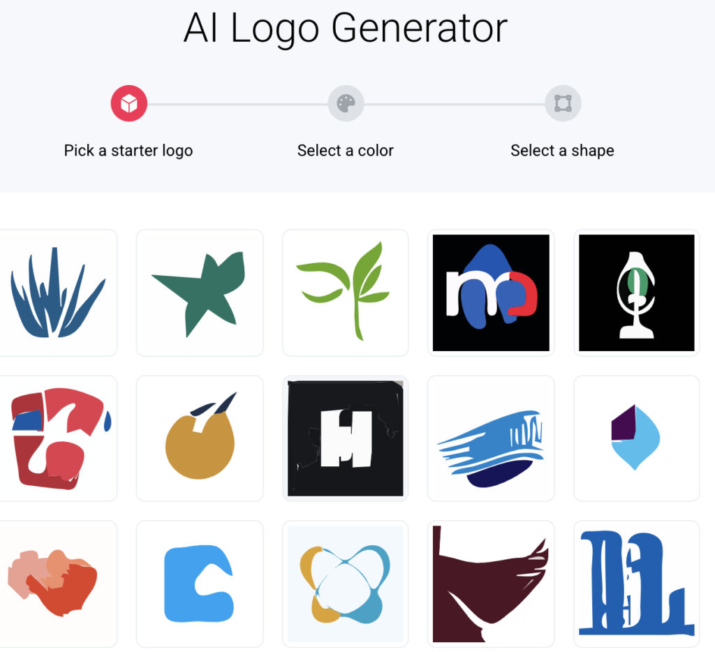 Wallpaper #EVhQNJMBzN9vxX34wTwW233 This Logo Generator Uses AI to Create Random Images