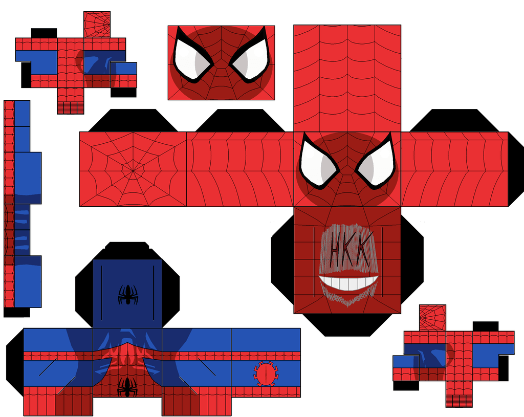 Wallpaper #v2hdGpMBSpphPi3-TBuD12 Peter Parker from Spiderman Paper Toy Free Printable Papercraft Templates