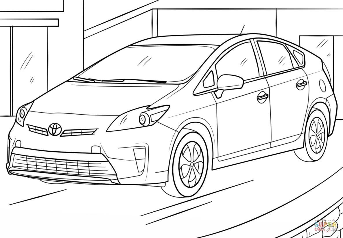 Wallpaper #RmfUEpMBSpphPi3-ov0I70 Kolorowanka Toyota Prius Kolorowanki Dla Dzieci Do Druku