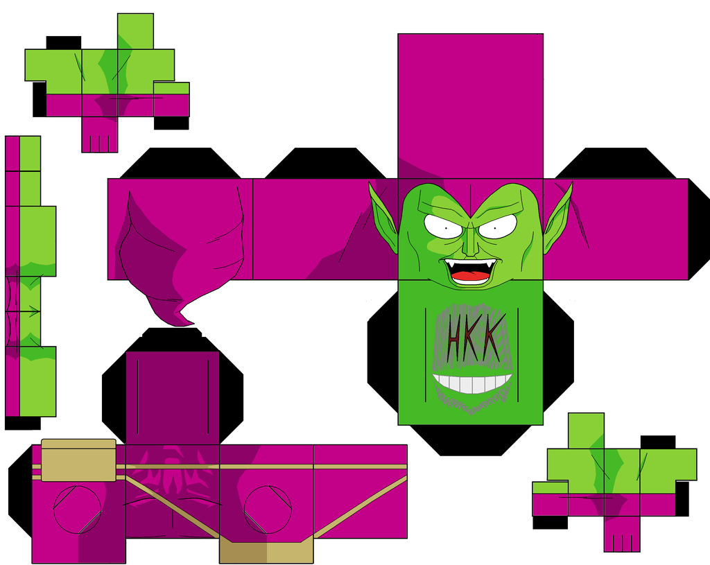 Wallpaper #DjHMNZMB5zzyi_yYhFjm54 Green Goblin from Spiderman Paper Toy Free Printable Papercraft Templates