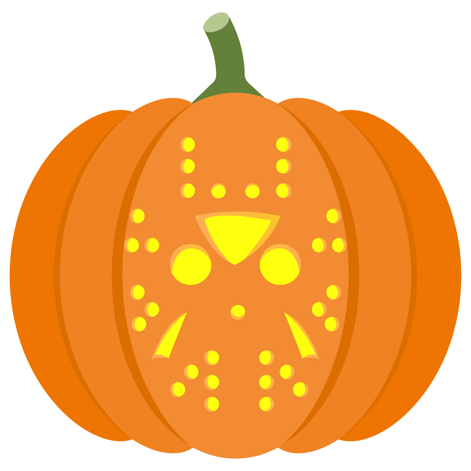 Wallpaper #1WfB-JIBSpphPi3-ior0314 Jason Voorhees Mask Pumpkin Stencil Free Printable Papercraft Templates