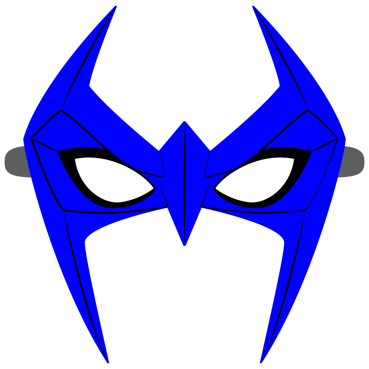 Wallpaper #smeq_5IBSpphPi3-zaNu106 Nightwing Mask Template Free Printable Papercraft Templates