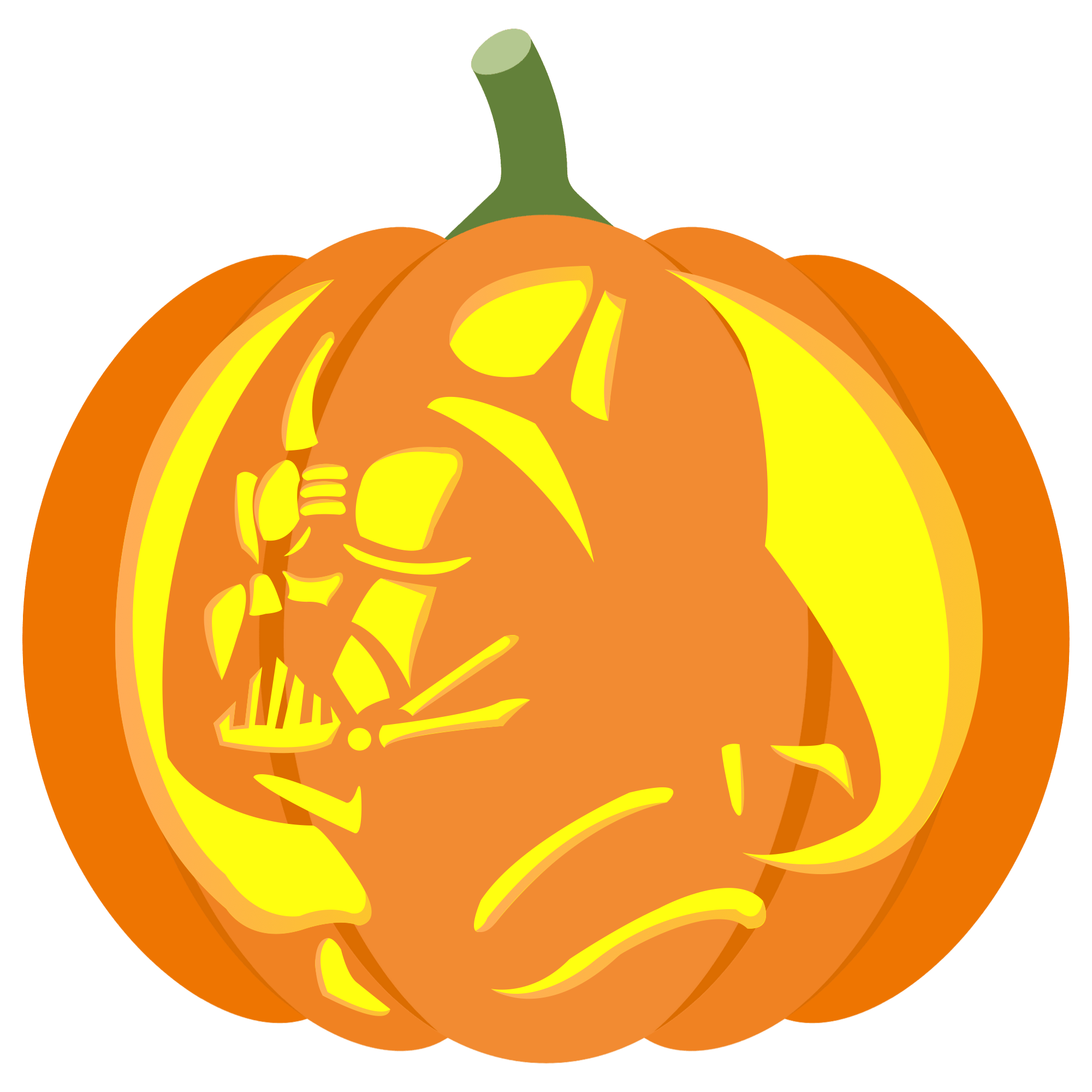 Wallpaper #1WfB-JIBSpphPi3-ior0288 Darth Vader Face Pumpkin Stencil Free Printable Papercraft Templates