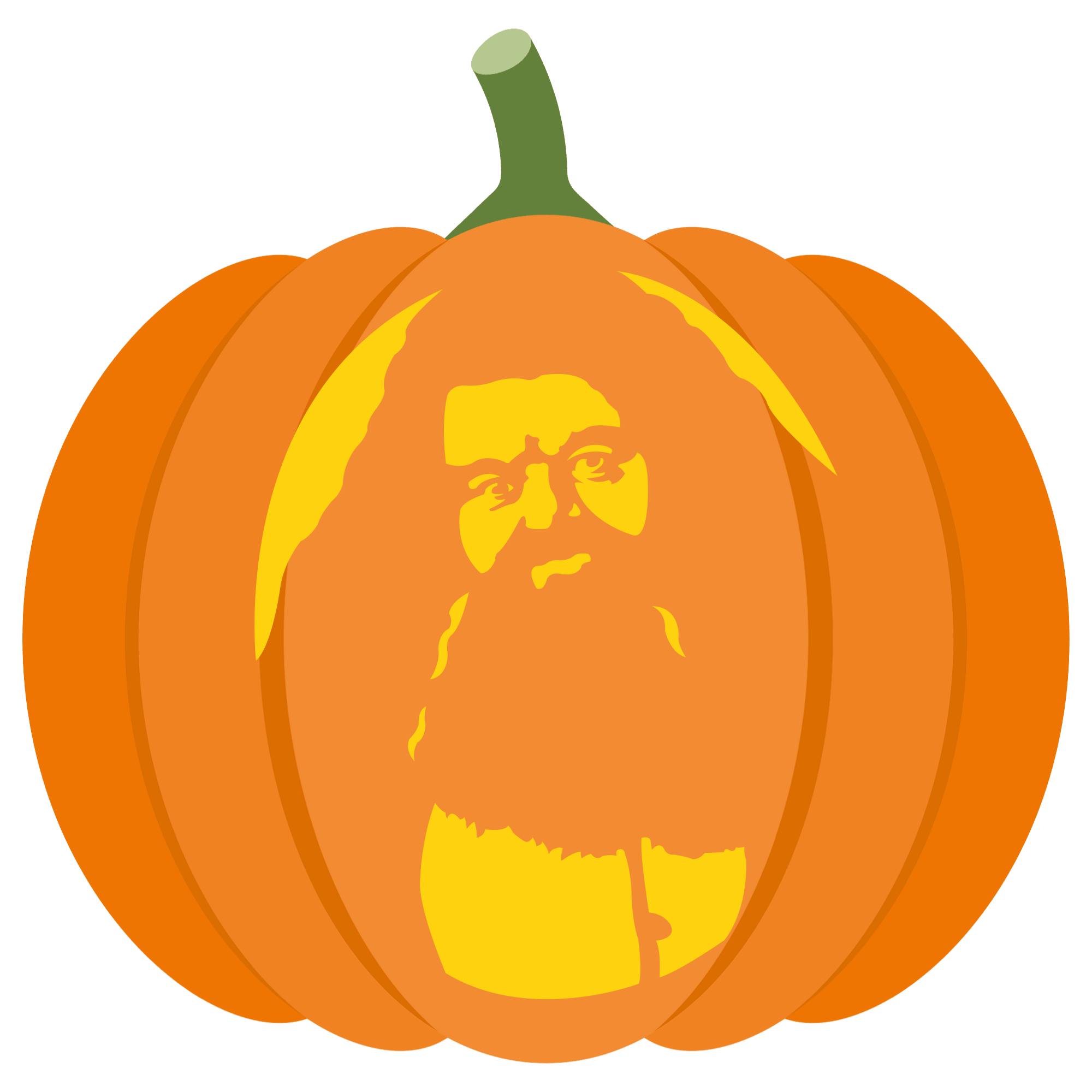 Wallpaper #1WfB-JIBSpphPi3-ior0364 Rubeus Hagrid Pumpkin Stencil Free Printable Papercraft Templates