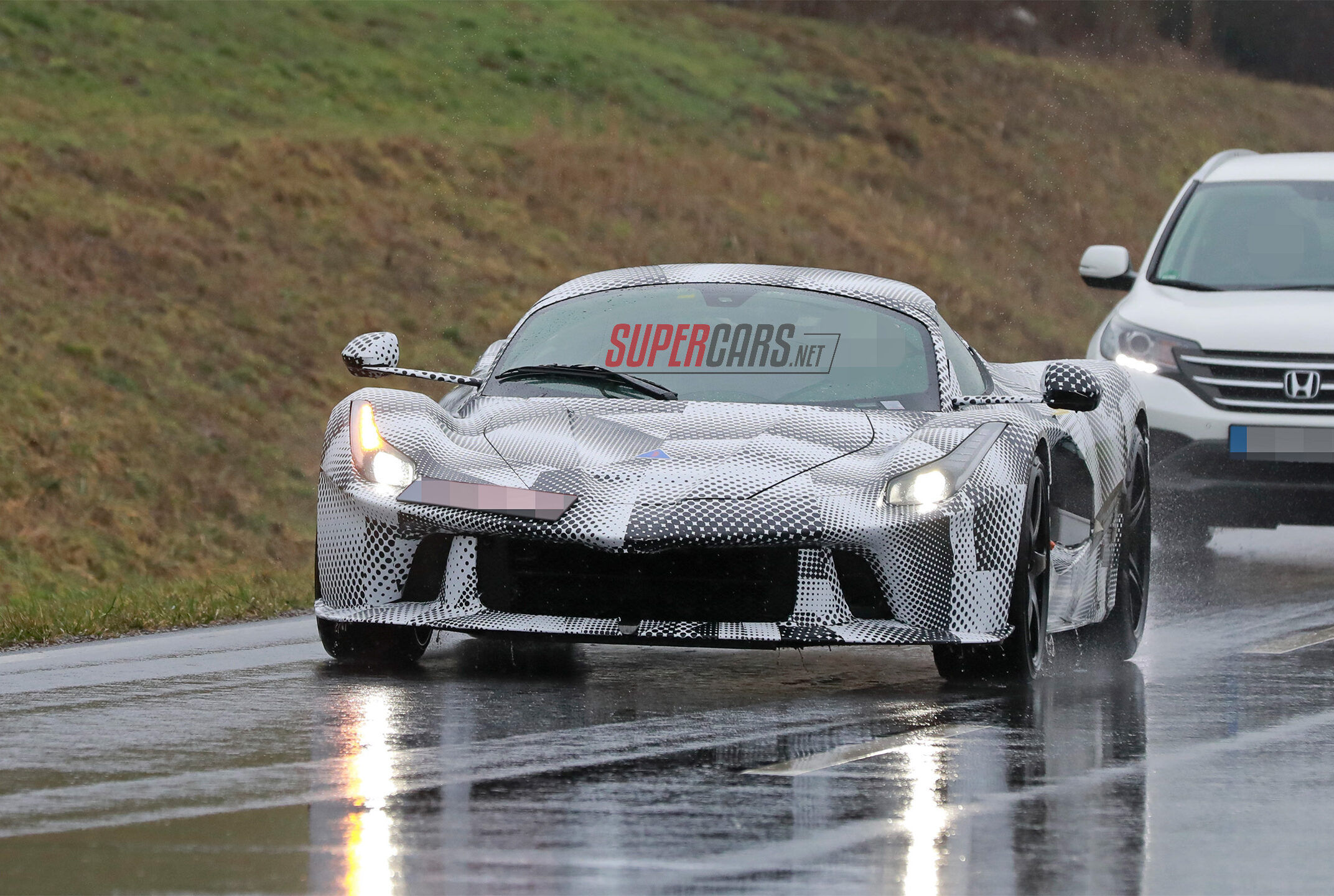 Wallpaper #bac7b Mysterious Ferrari Fxx K Evo Test Car Spied at the Nurburgring Carscoops