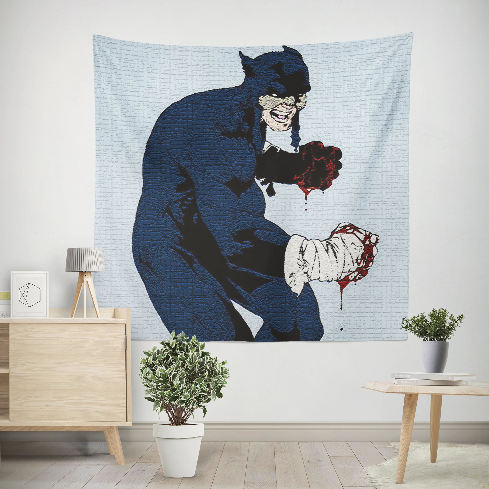 Wallpaper #Rx1cLZMBlOZrFDOkkdCz23 Wildcat DC Comics Fierce Fighter Wall Tapestry