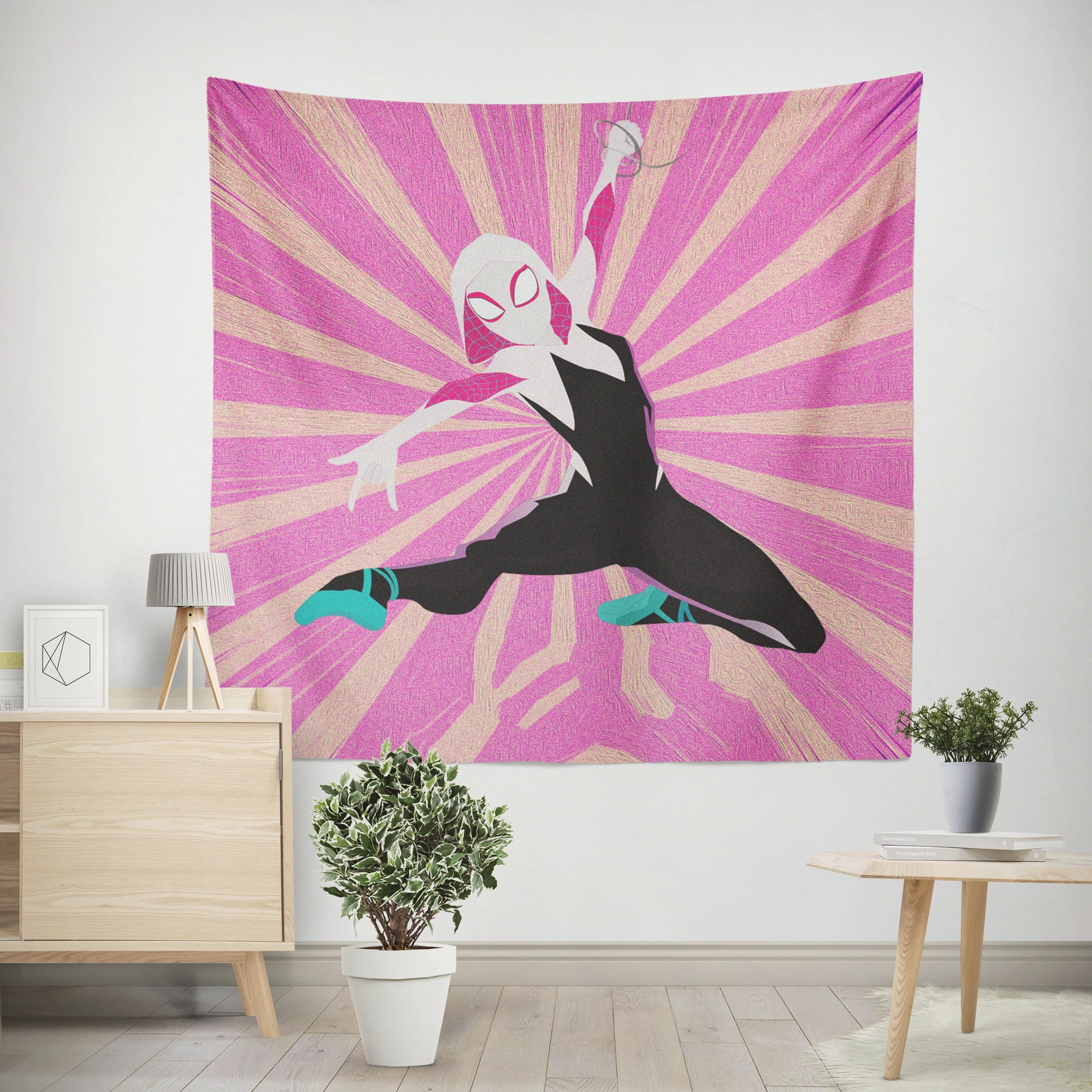 Wallpaper #x_SDOpMBKFX8bn3rH3iq147 Spider Gwen Comics Gwen Epic Quest Wall Tapestry