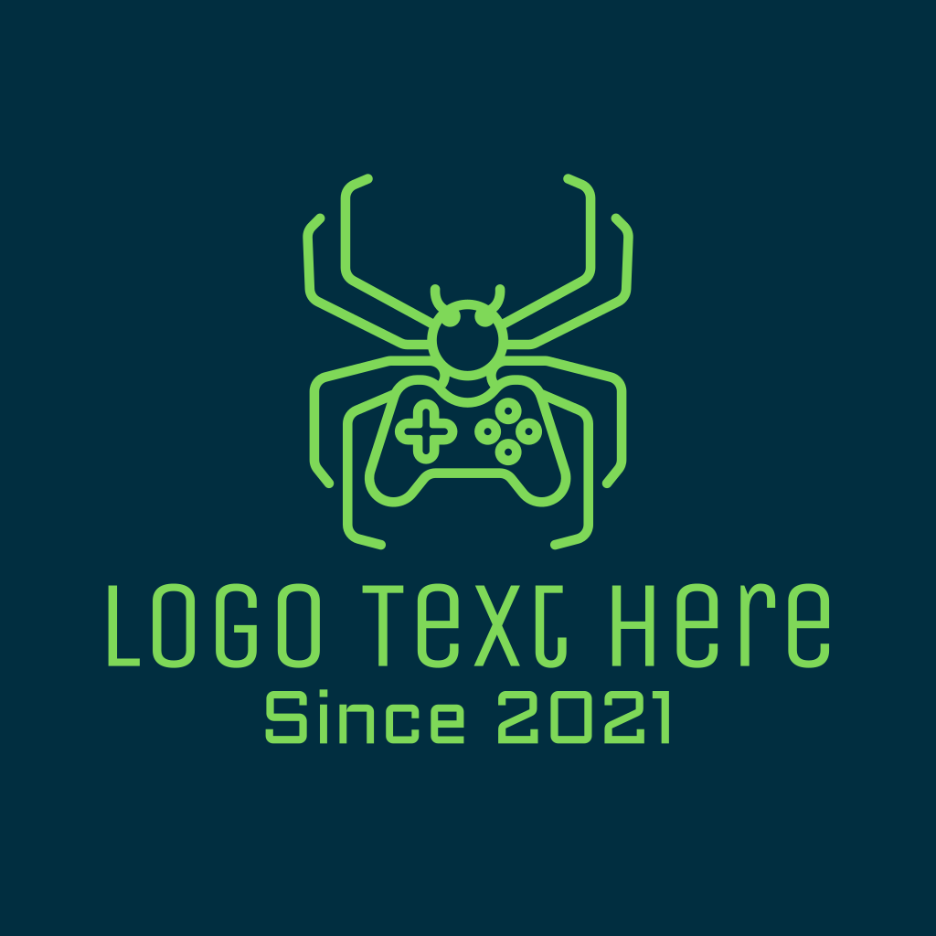 Wallpaper #ofRpOpMBKFX8bn3r03iL152 Minimalist Gaming Spider Logo Brandcrowd Logo Maker