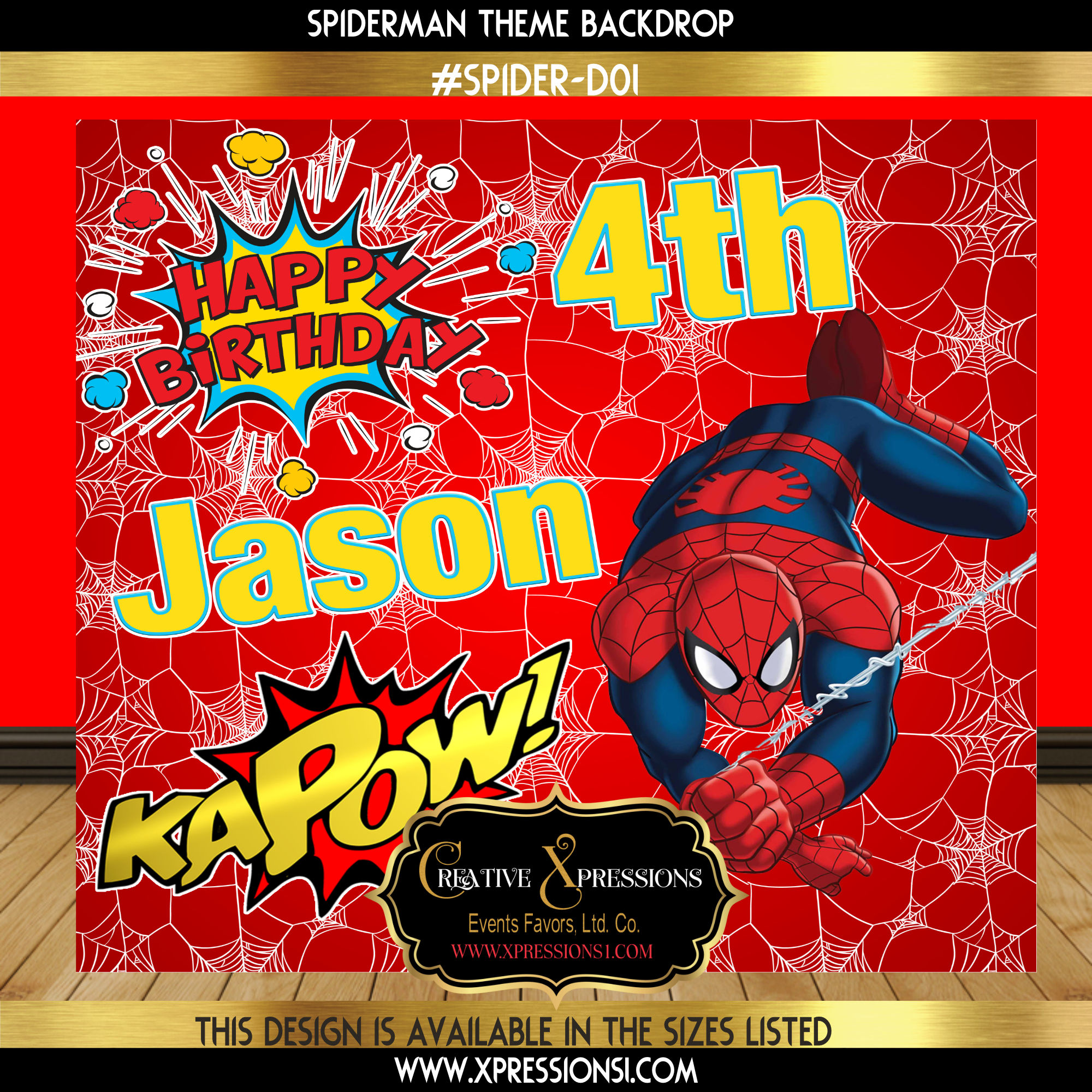 Wallpaper #BxkeOo8BtGB6xQ784qwH39 Climbing the Walls Spiderman Birthday Backdrop Spider D01