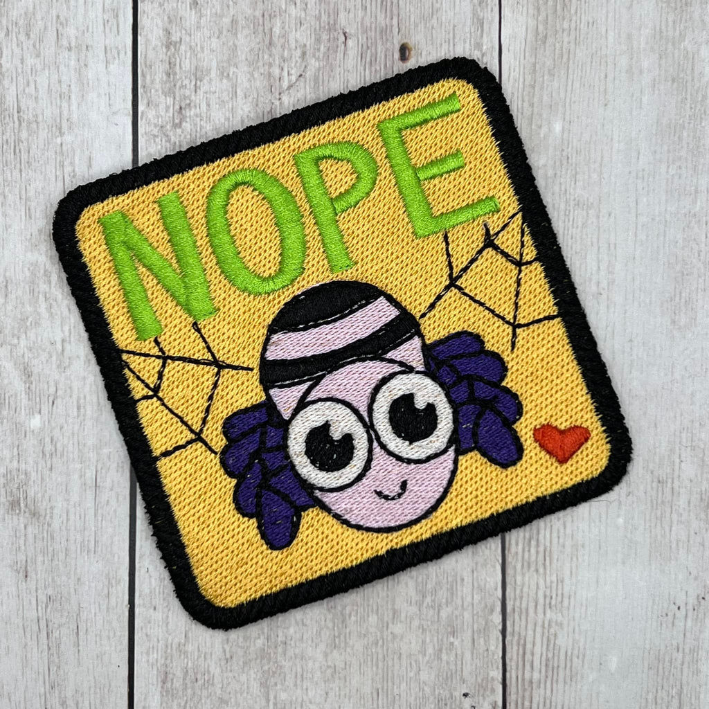 Wallpaper #fjWQlJcBk_lpvpal8ZeO60 Digital Download Nope Spider Patch 3 Sizes Off with Their Threads