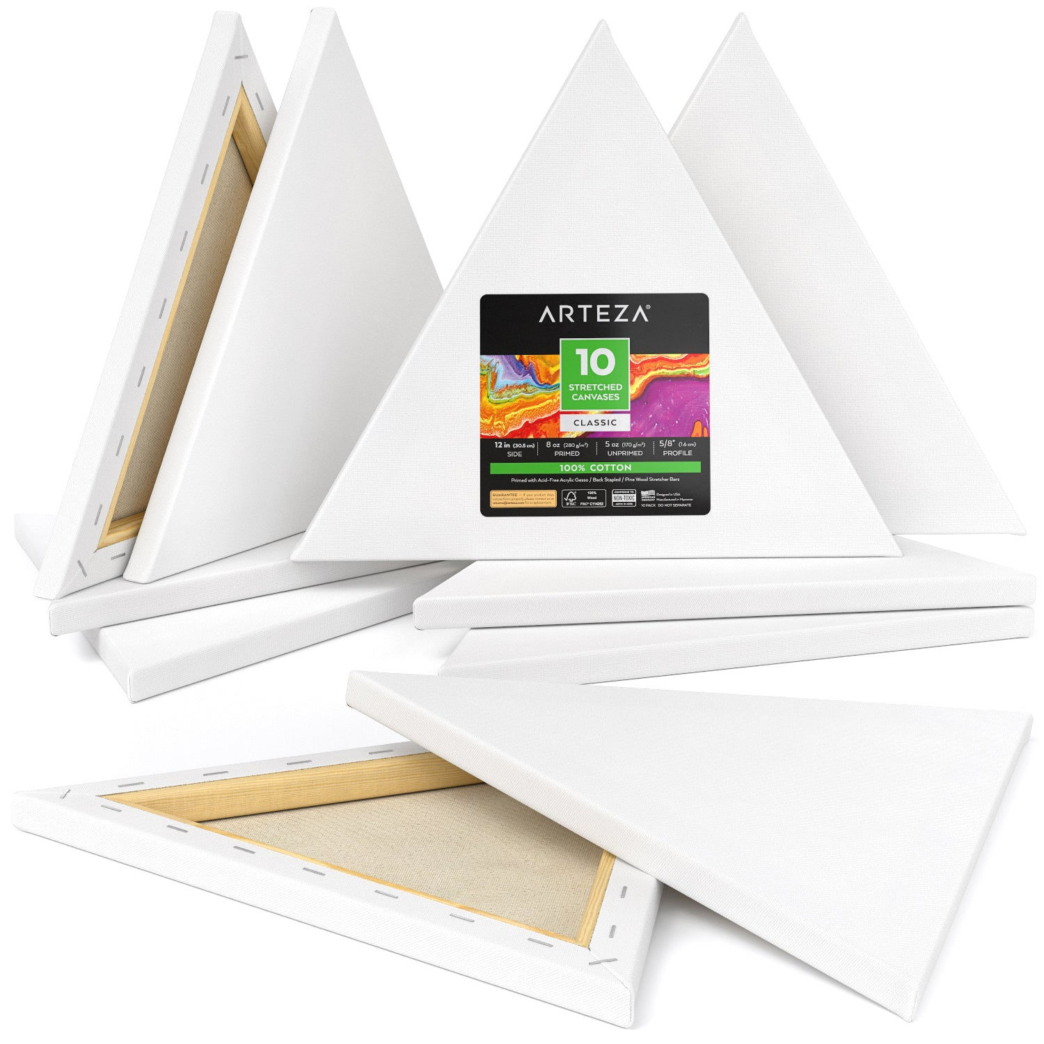Wallpaper #Or7nKZMByHDW_7MSm2gO169 Triangle Canvas 12 Sides Pack of 10 Artezacom