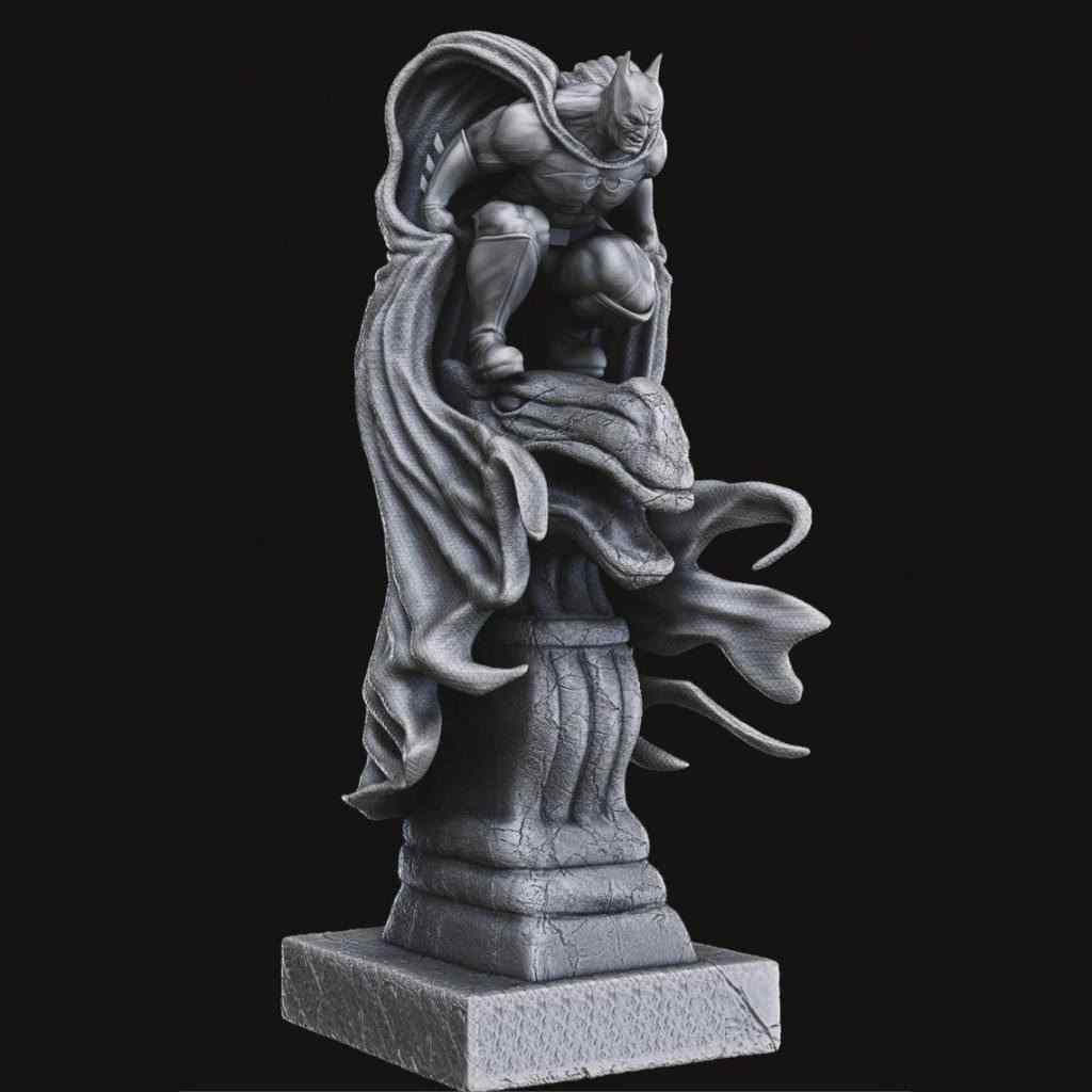 Wallpaper #jxkZHo8BtGB6xQ78tnig49 Batman Dark Knight on Gargoyle Statue 3D Spartan Shop