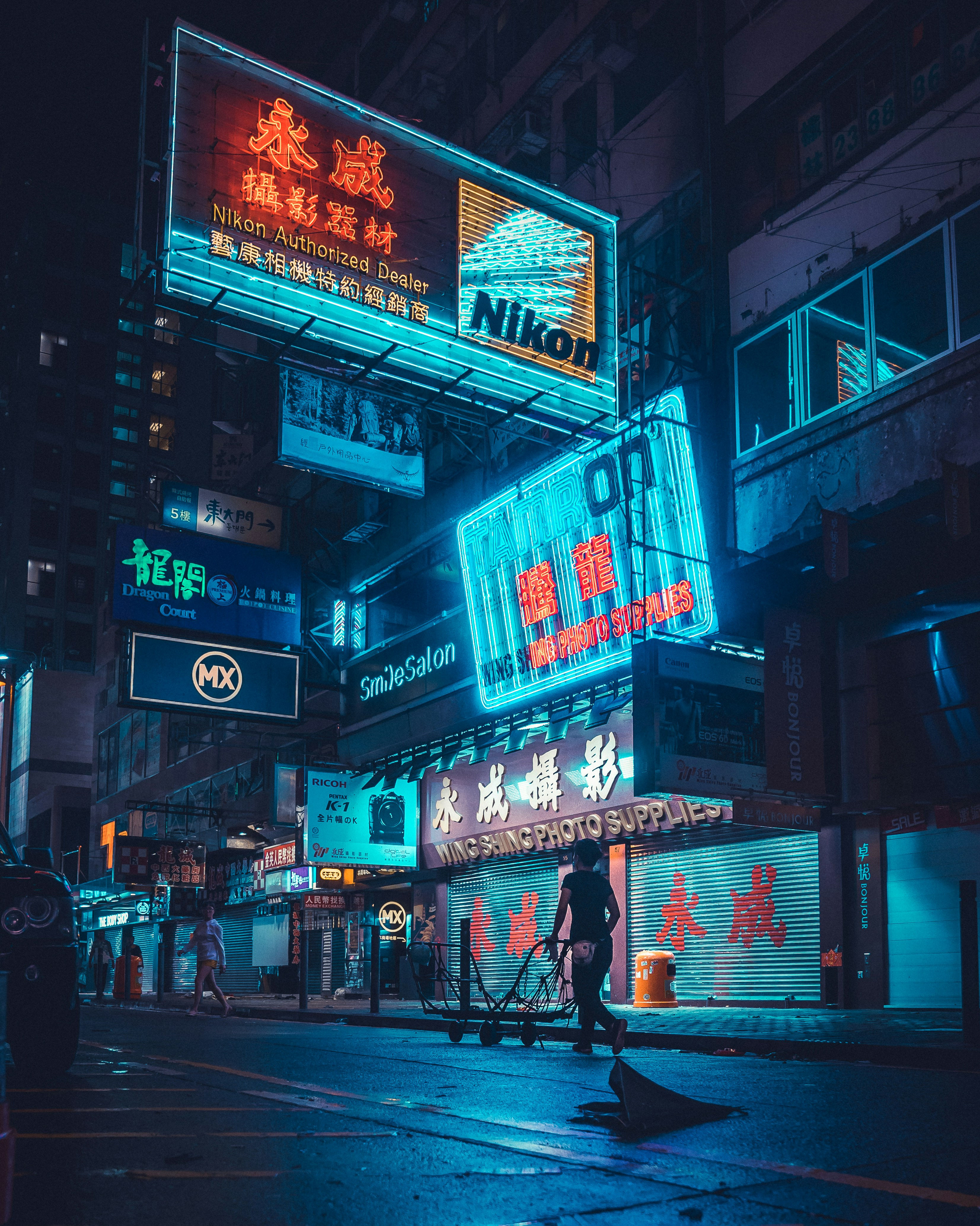 Wallpaper #63Taxo4B_8f4nGFarHH235 Cyberpunk City Pictures Download Free Images on Unsplash