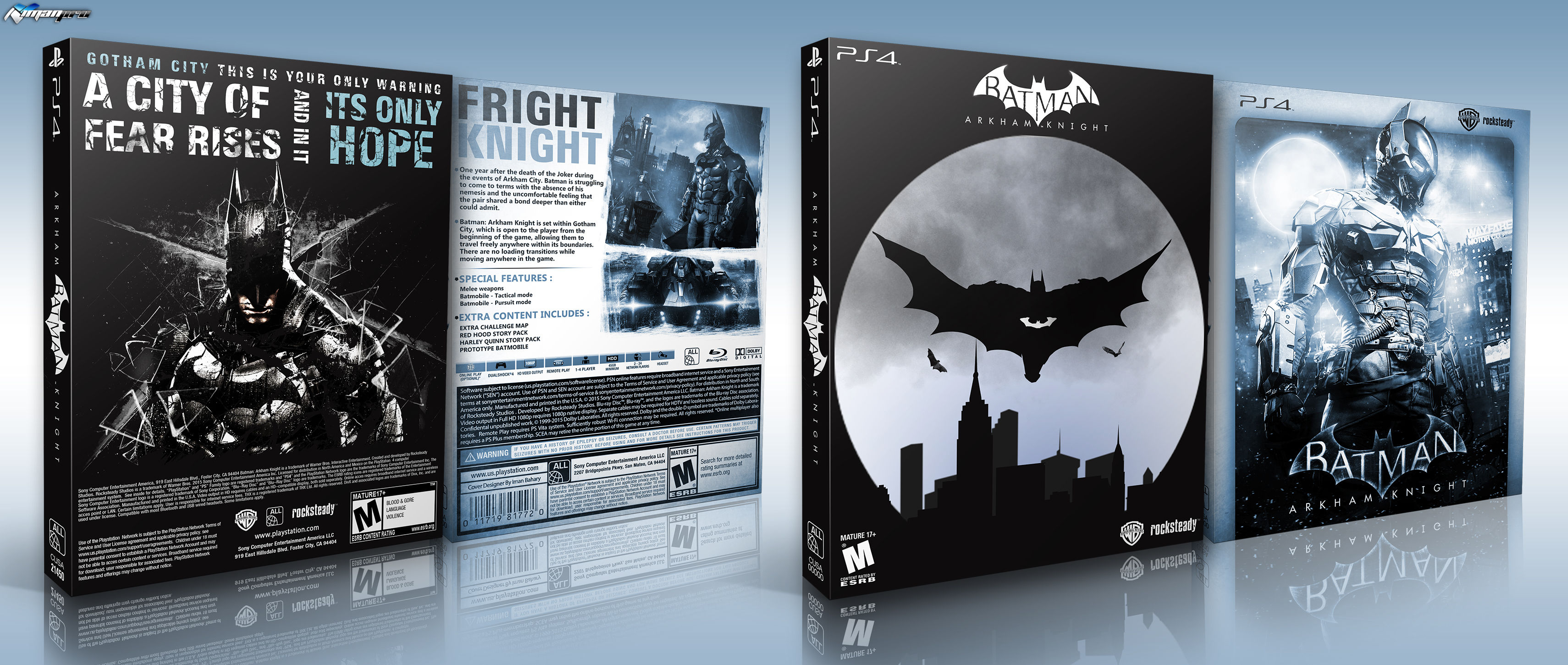Wallpaper #I2hCG5MBSpphPi3-eh-Z3 Batman Arkham Knight Box Art Cover by Irancover on Deviantart