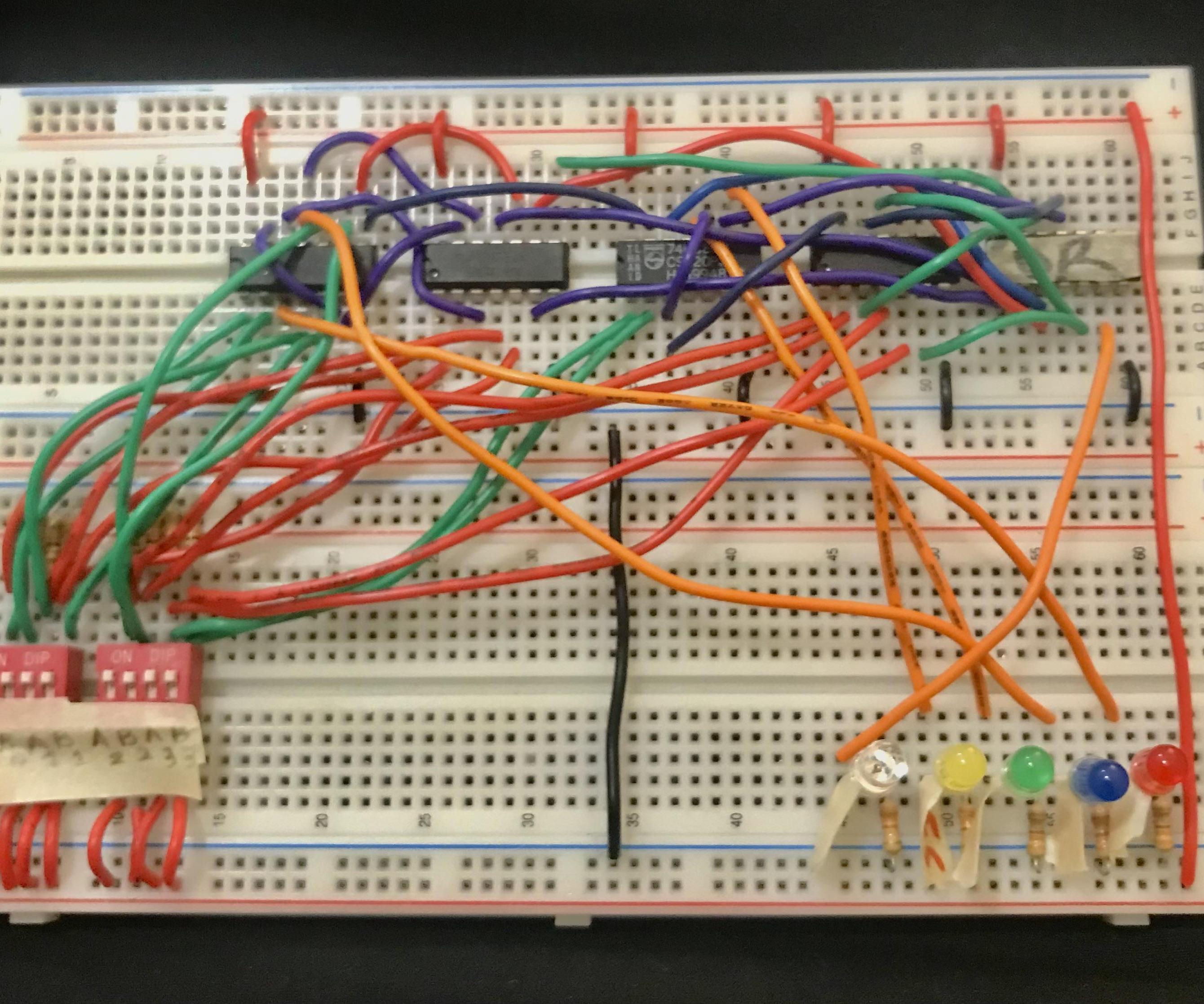 Wallpaper #8kDiMJMBJhL2WPbaXMPE171 4 Bit Binary Adder 9 Steps Instructables