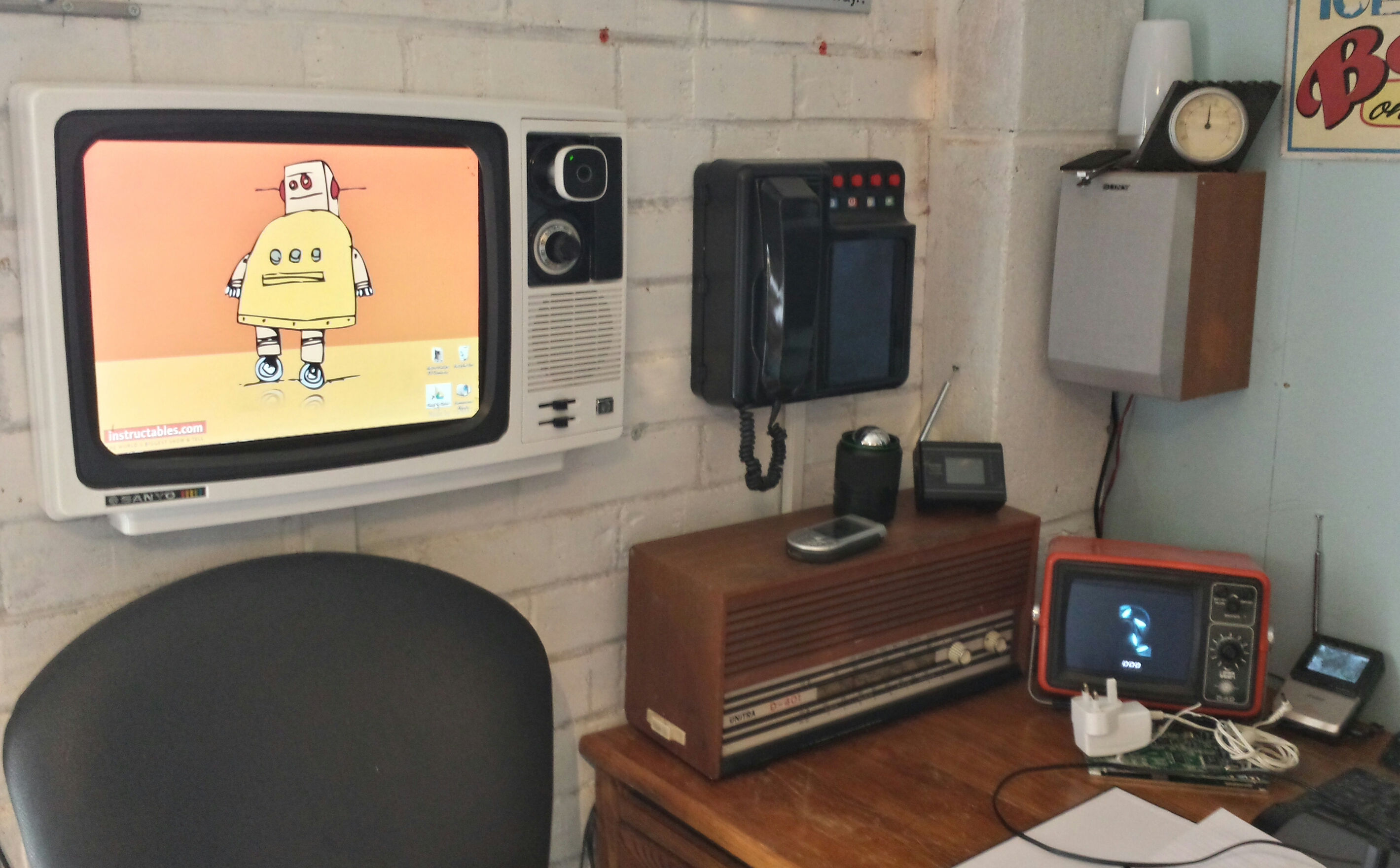 Wallpaper #O3emKJMB-pgBXx60l6uP32 Retro Future TV Conversion 6 Steps with Pictures Instructables