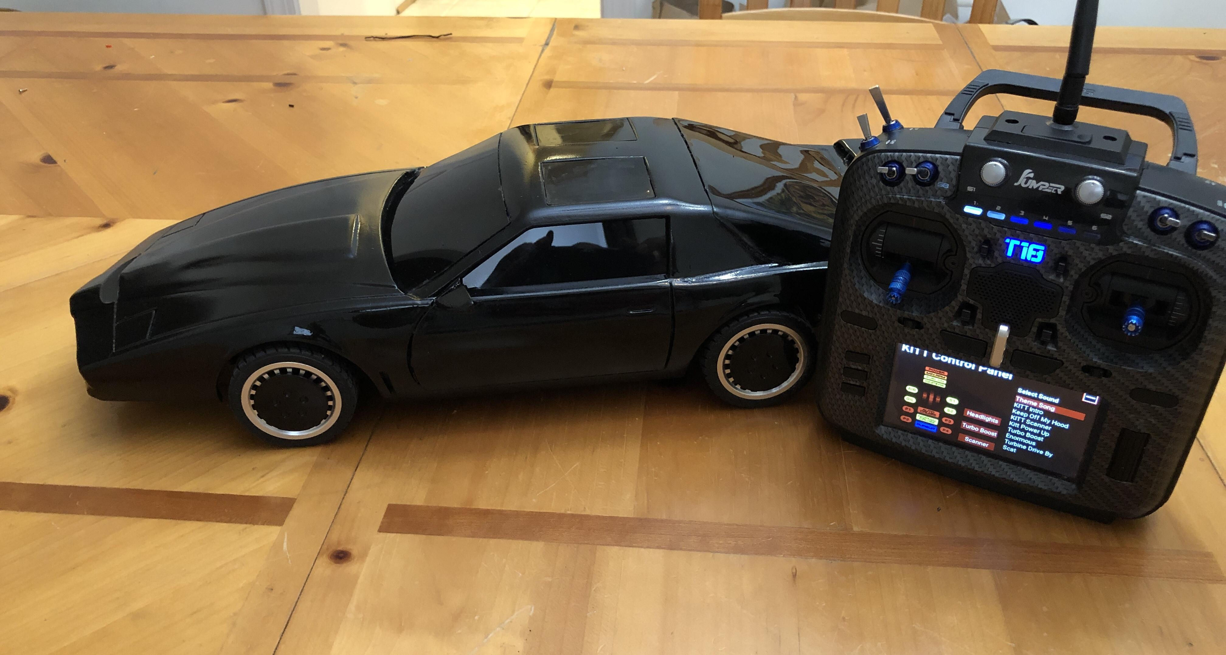 Wallpaper #jmelDJMBSpphPi3-s99F172 Rc Knight Rider Kitt Car with Touchscreen Lua Script Edgetx Control