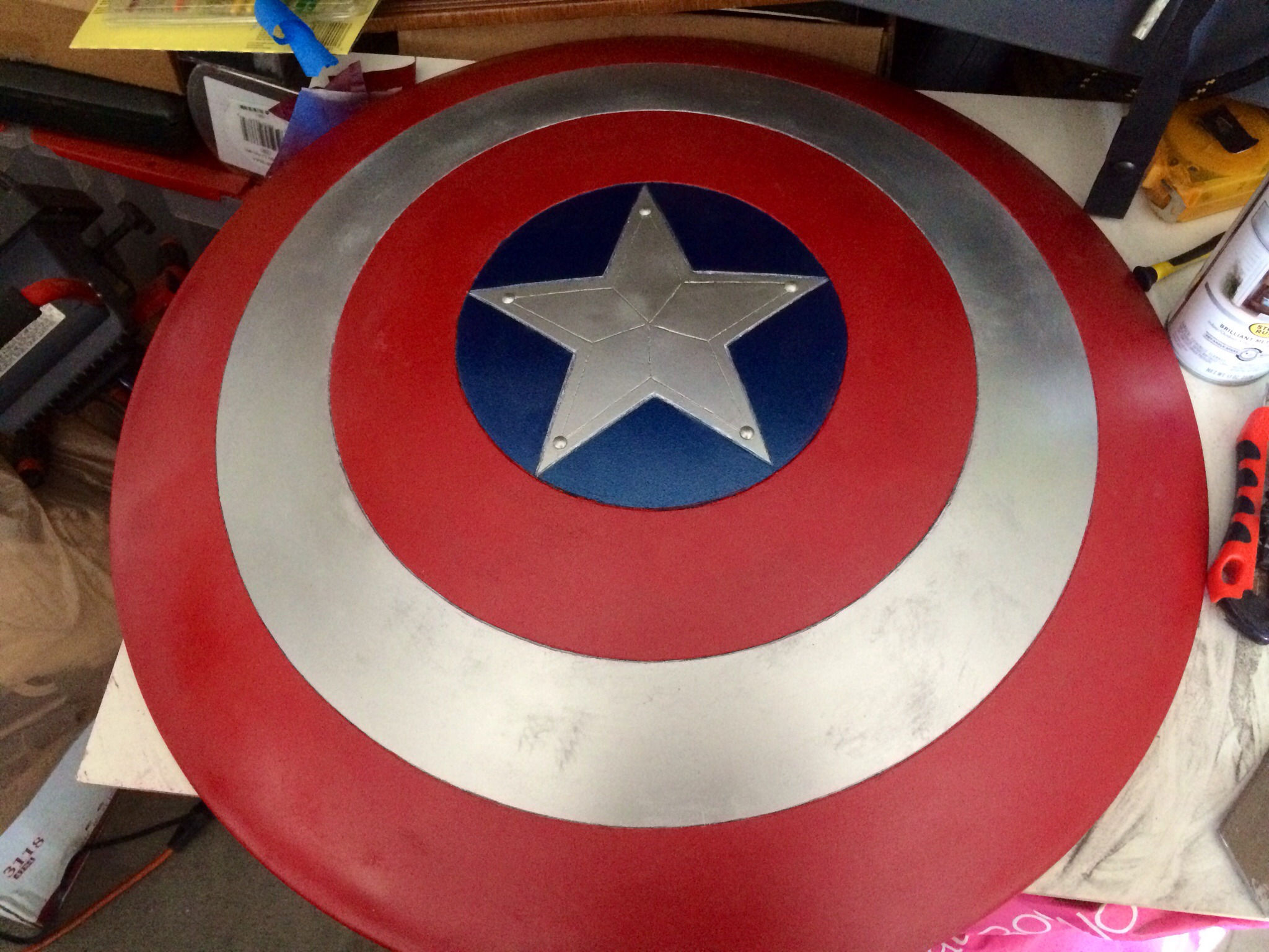 Wallpaper #YxXGvI4BmMigT4UnwVc440 Real Captain America Shield 11 Steps with Pictures Instructables