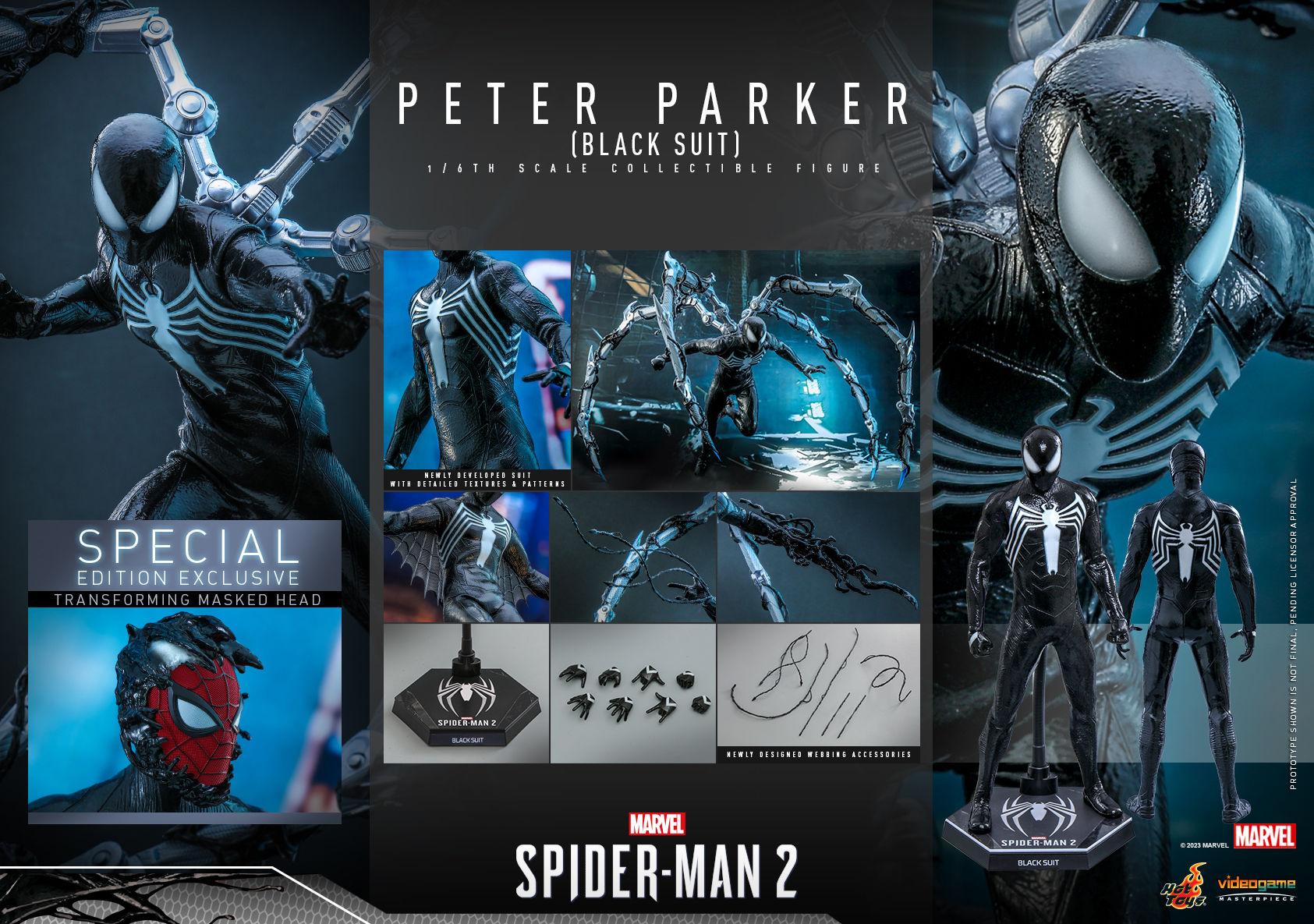 Wallpaper #_bgz2JIBJvJKYCmEJObp113 Spider Man 2 Black Suit Da Hot Toys