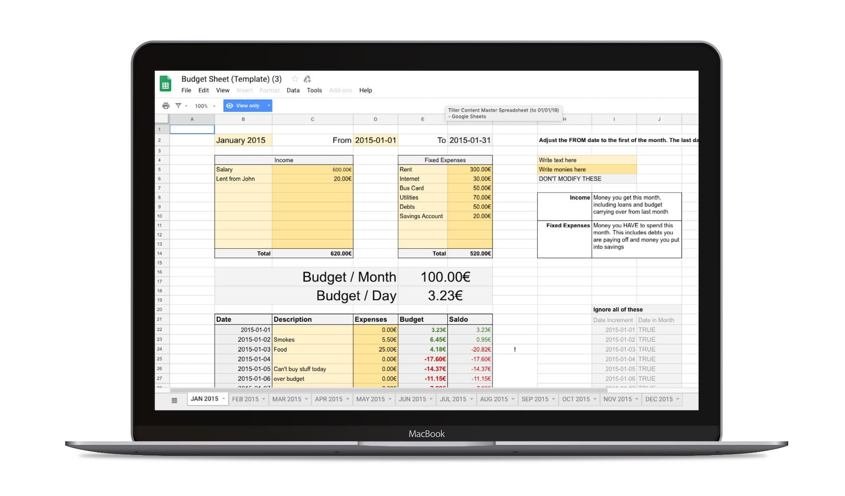 Wallpaper #0CC73 Free Monthly Budget Spreadsheet Template Excel Google Sheets