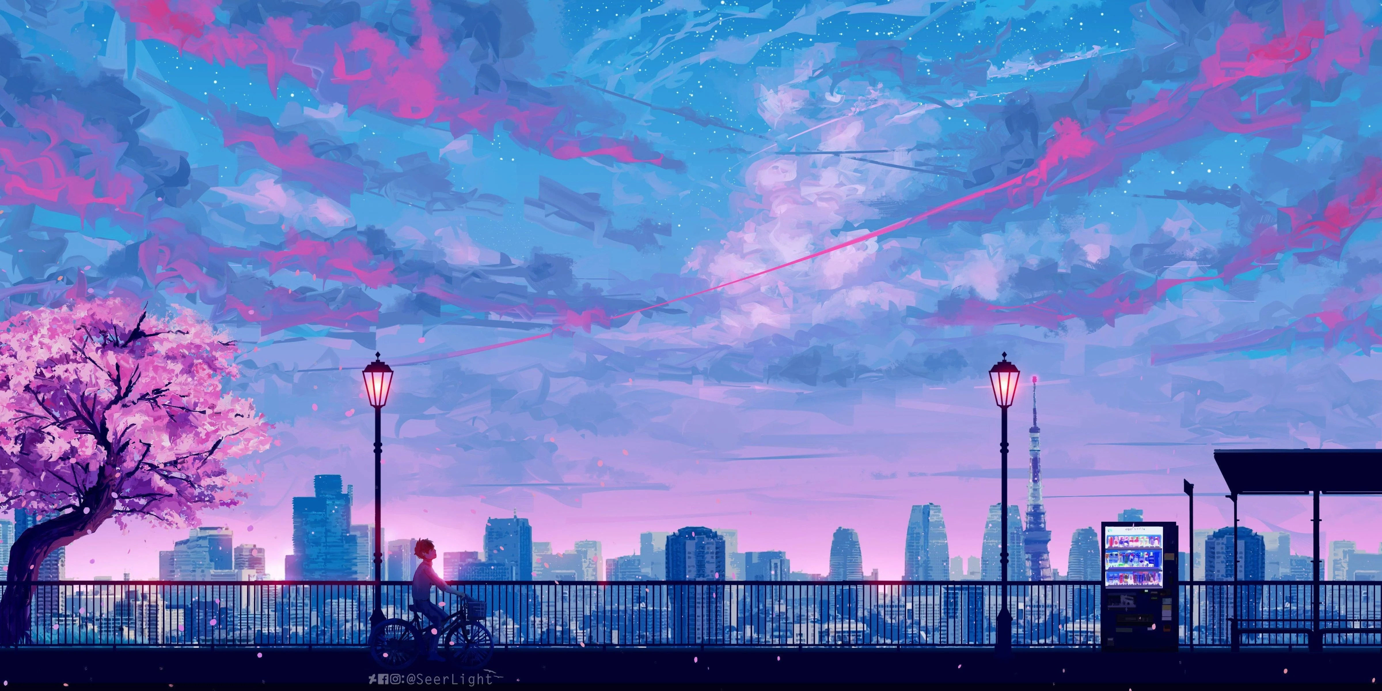 Wallpaper #IkCMMZMBJhL2WPbaM8f8228 City Japan Anime Aesthetic Pin by Ermel Gamer on Art Anime Scenery