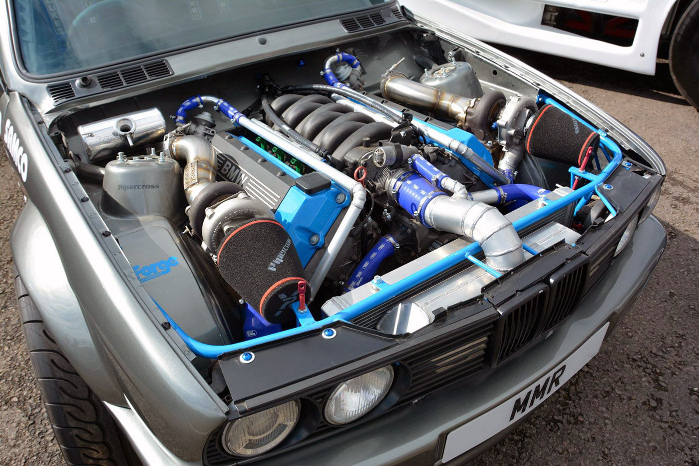 Wallpaper #_2jYG5MBSpphPi3-ySDC49 BMW E30 with a Twin Turbo M60 Engine Swap Depot