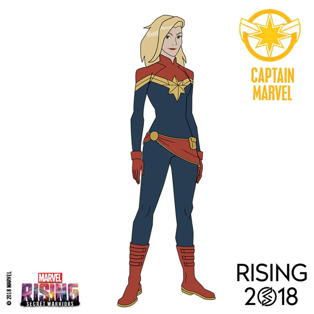 Wallpaper #J_SsOZMBKFX8bn3rb3cN151 Marvel Rising Captain Marvel Tomos Y Grapas