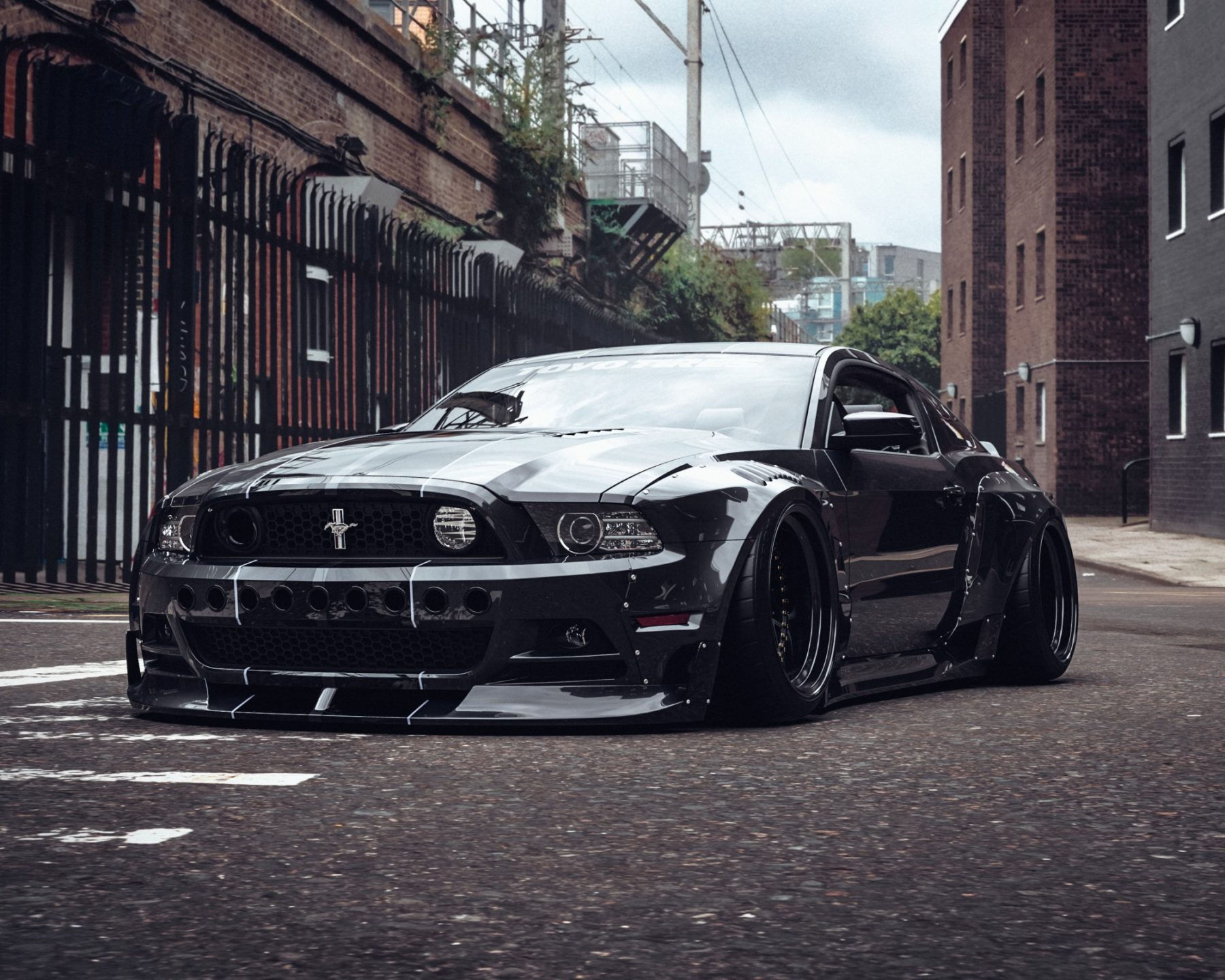 Wallpaper #94BA7 Widebody S197 Ford Mustang GT on Forgestar Cf5v Sdcs