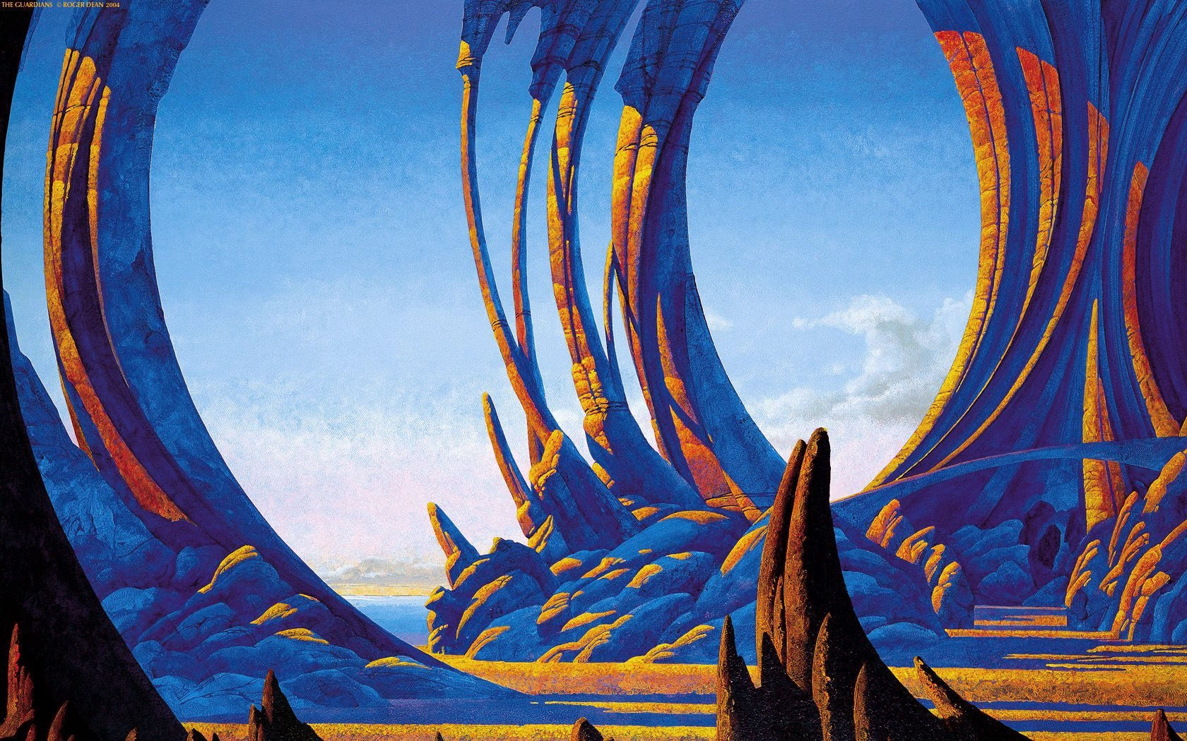 Wallpaper #KWch-ZIBSpphPi3-vozd13 Classic Science Fiction Illustrators Part 3 Roger Dean Sci Fi O Rama