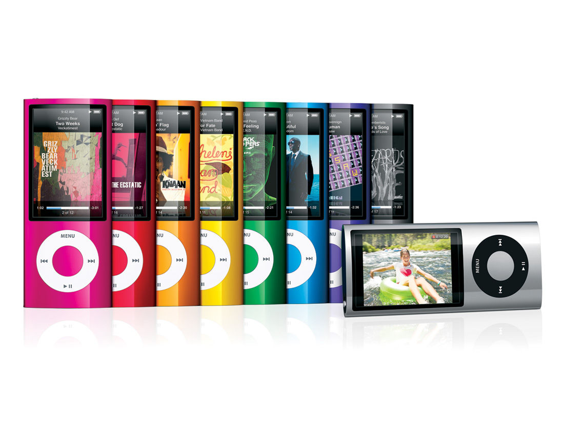 Wallpaper #m1MLNZMBYjRkjcHs_-ju40 iPod Nano 5g Shines with Built in Video Camera Larger Display Mark