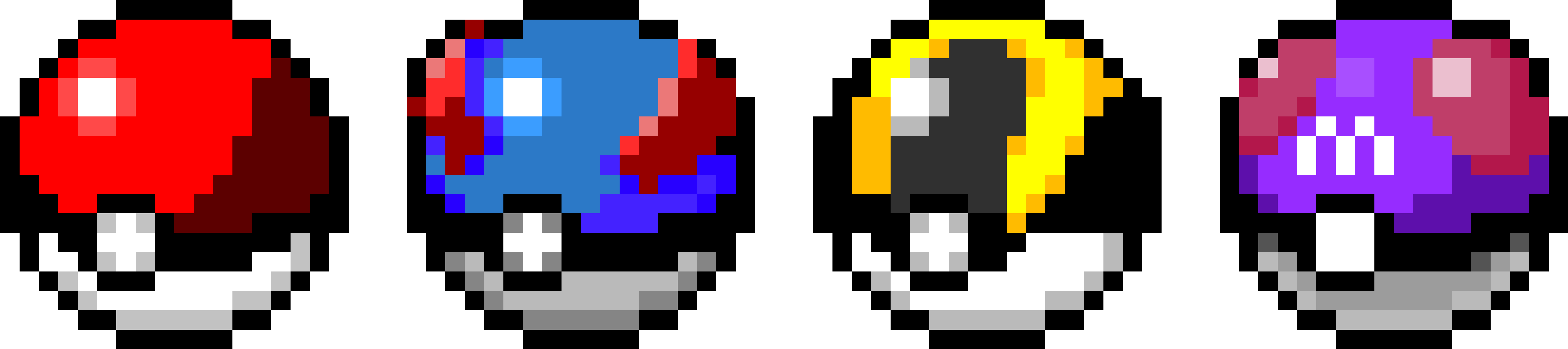 Wallpaper #VhfjPZMBPLD5_VENJd5E358 Download HD Pokegreatultramaster Ball Pokemon Pixel Art Pokeballs