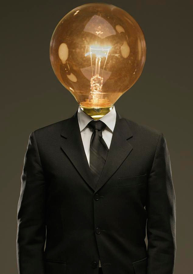 Wallpaper #FbmH3ZIBJvJKYCmEjAF21 Light Bulb Head Photograph by Darren Greenwood