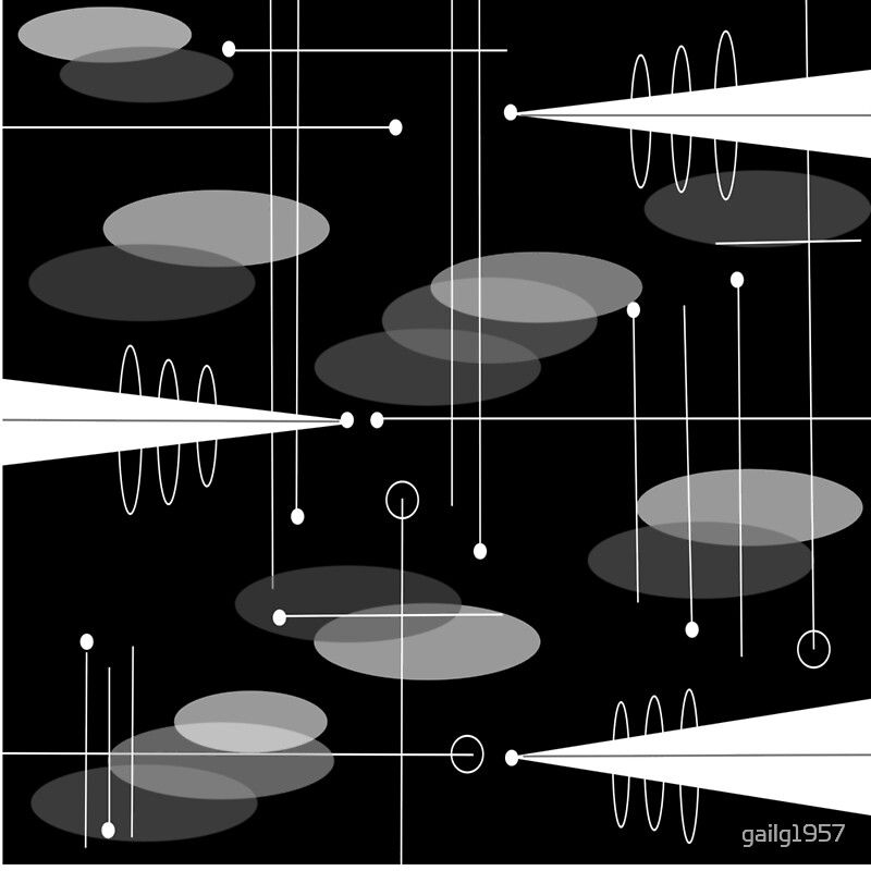 Wallpaper #2LgT3ZIBJvJKYCmEjv7f61 Mid Century Atomic Space Age Art Prints by Gail Gabel Llc Redbubble