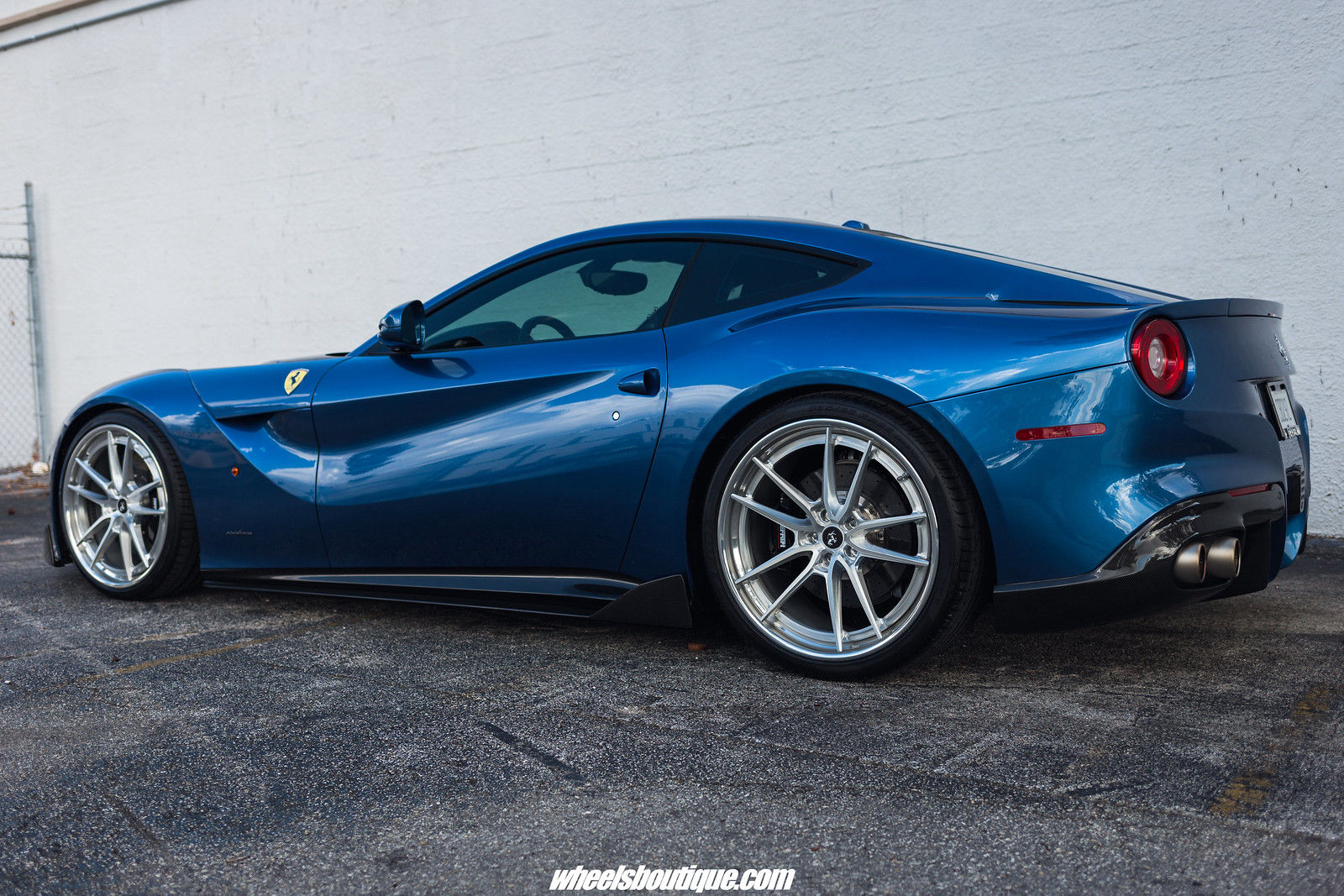 Wallpaper #lUWclI4B7YBJg1BV7J-n23 Stunningly Blue Ferrari F12 Berlinetta on Anrky An34s a Wheels