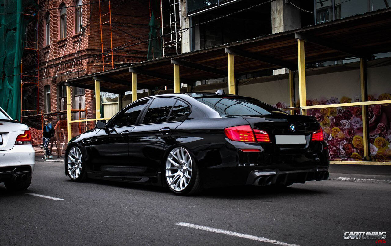 Wallpaper #MWjVHJMBSpphPi3-rCTQ6 Stance BMW 550i F10 Rear