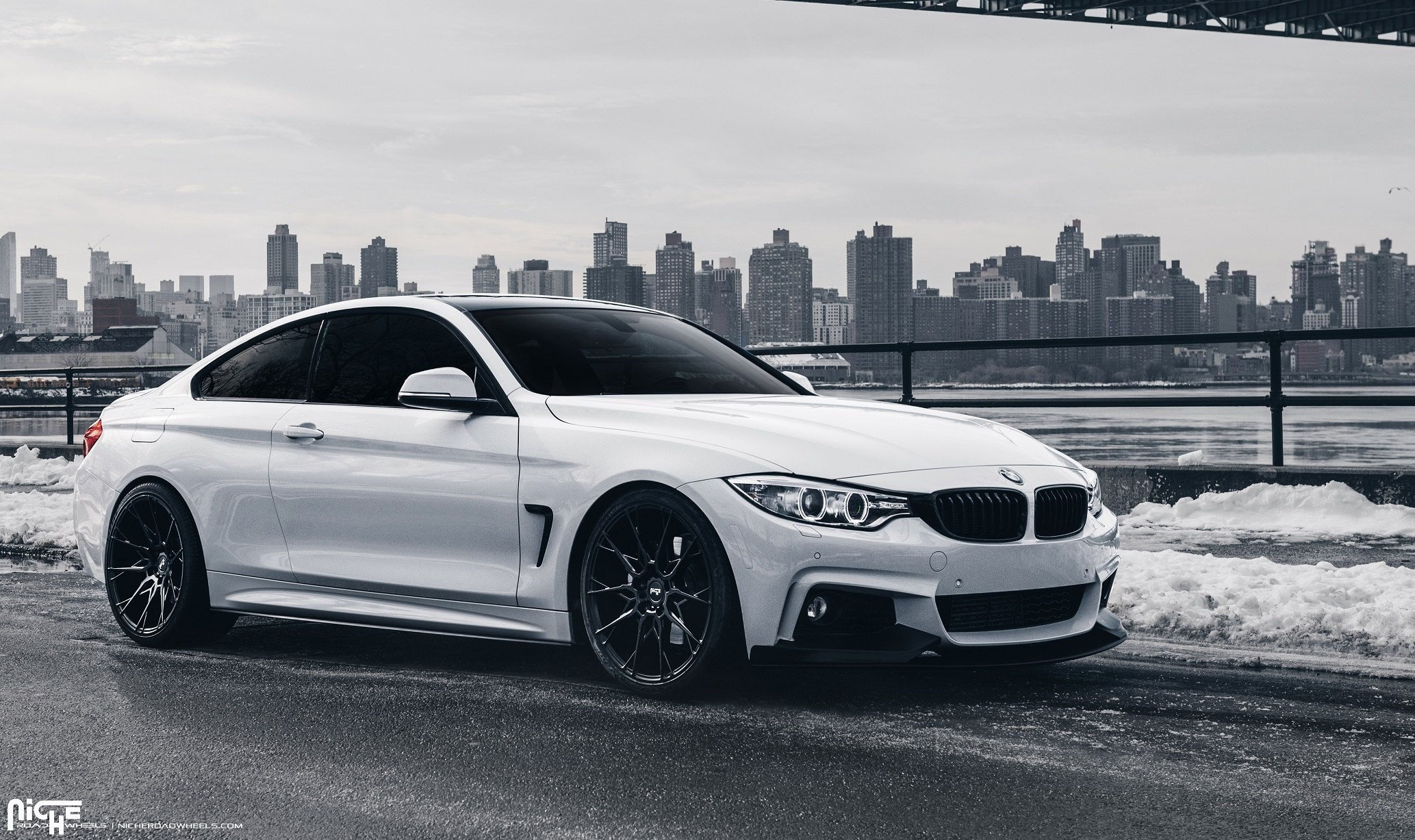 Wallpaper #lEB0MZMBJhL2WPbaFMY0312 Freezing White BMW M4 Coupe Fitted with Niche Custom Wheels Caridcom