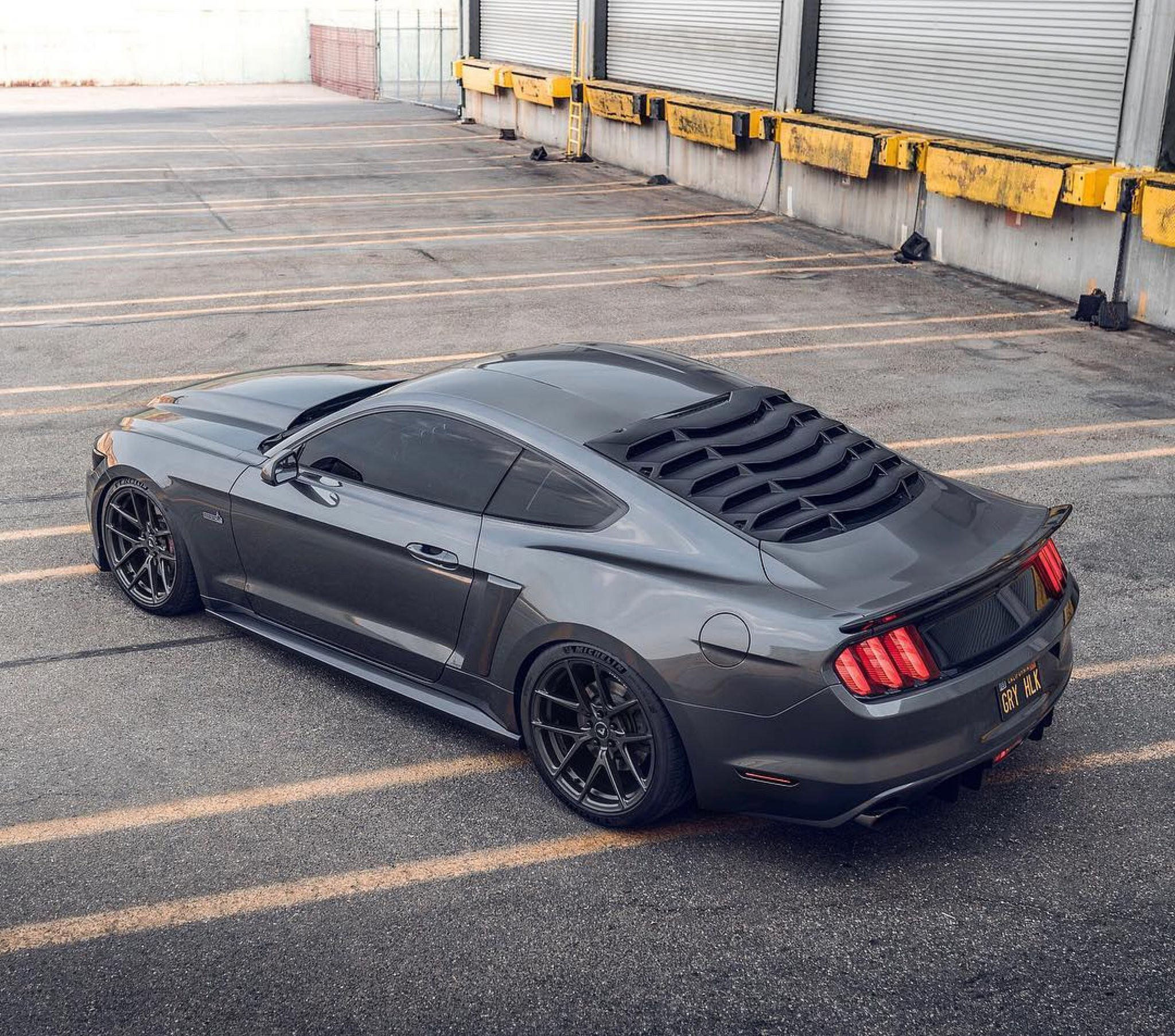 Wallpaper #-XMxhI4BFI5NbQks2hxF49 Gray Ford Mustang Proudly Wears Vorsteiner Wheels Caridcom Gallery