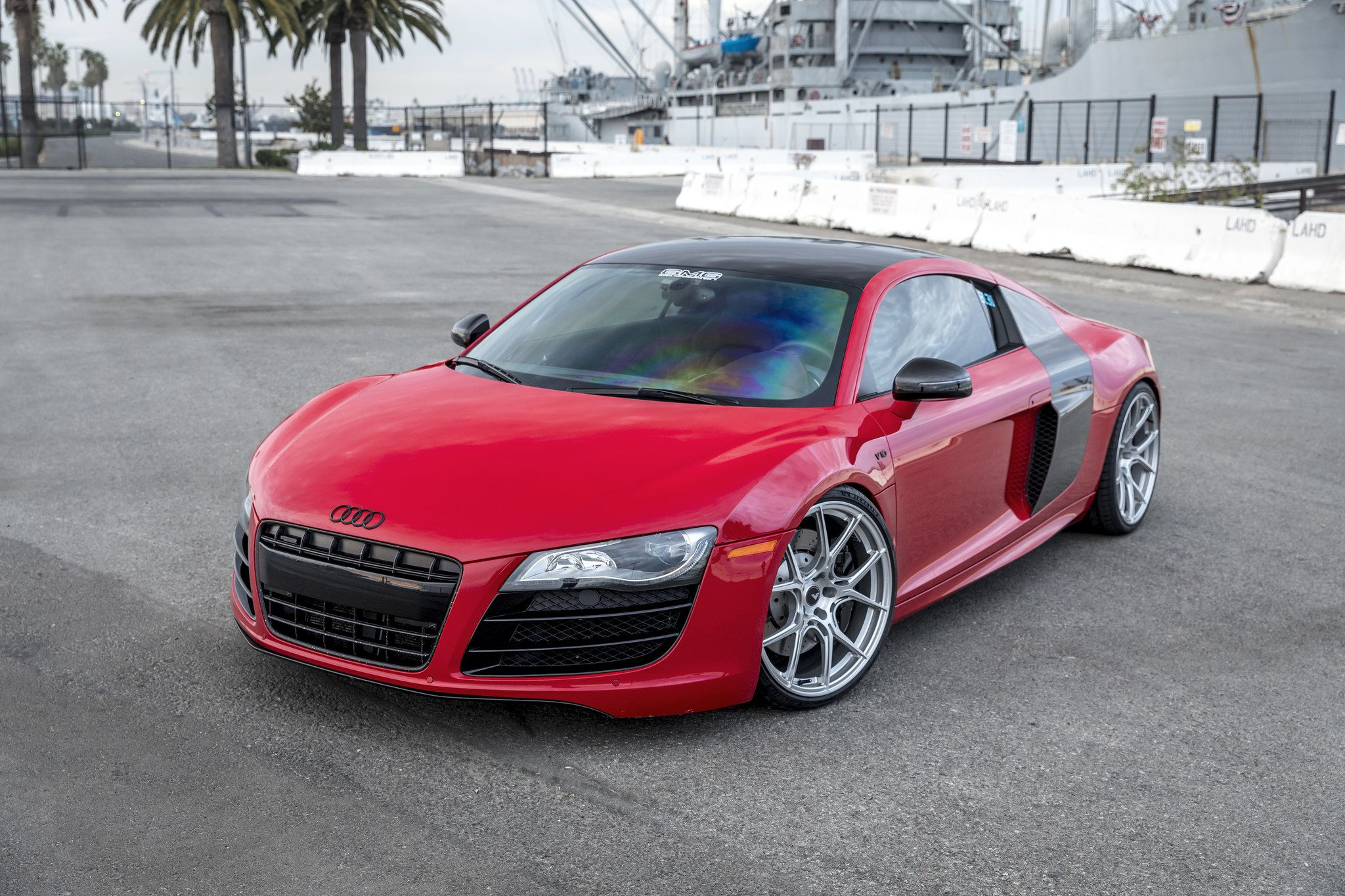 Wallpaper #1vKTLpMBD57sowDKSMNW2 Chrome Vorsteiner Rims Looking Great on Red Audi R8 Caridcom Gallery
