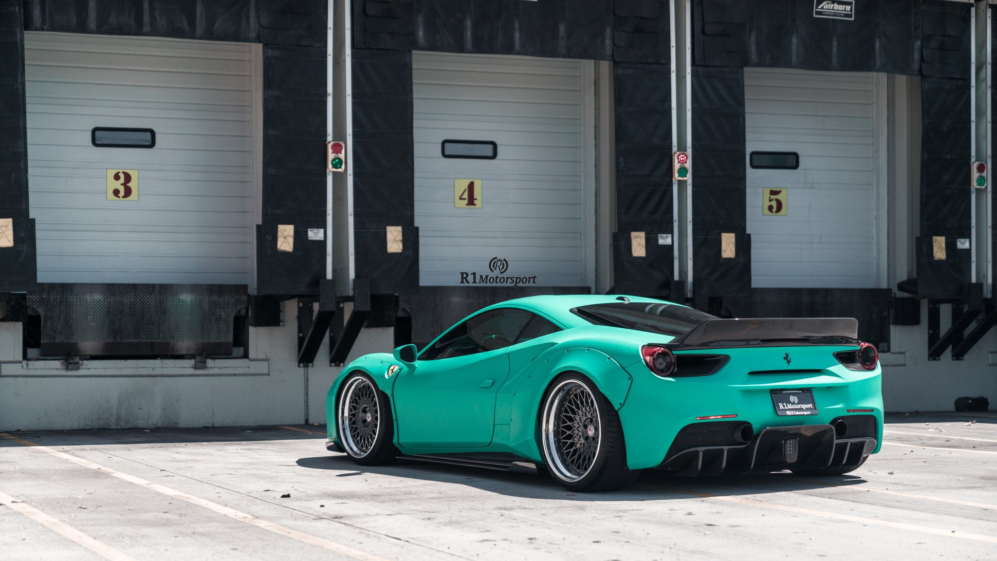 Wallpaper #M0COMZMBJhL2WPbaGcdz168 Mint Ferrari 488 Emphasized with Custom Body Kit Caridcom Gallery