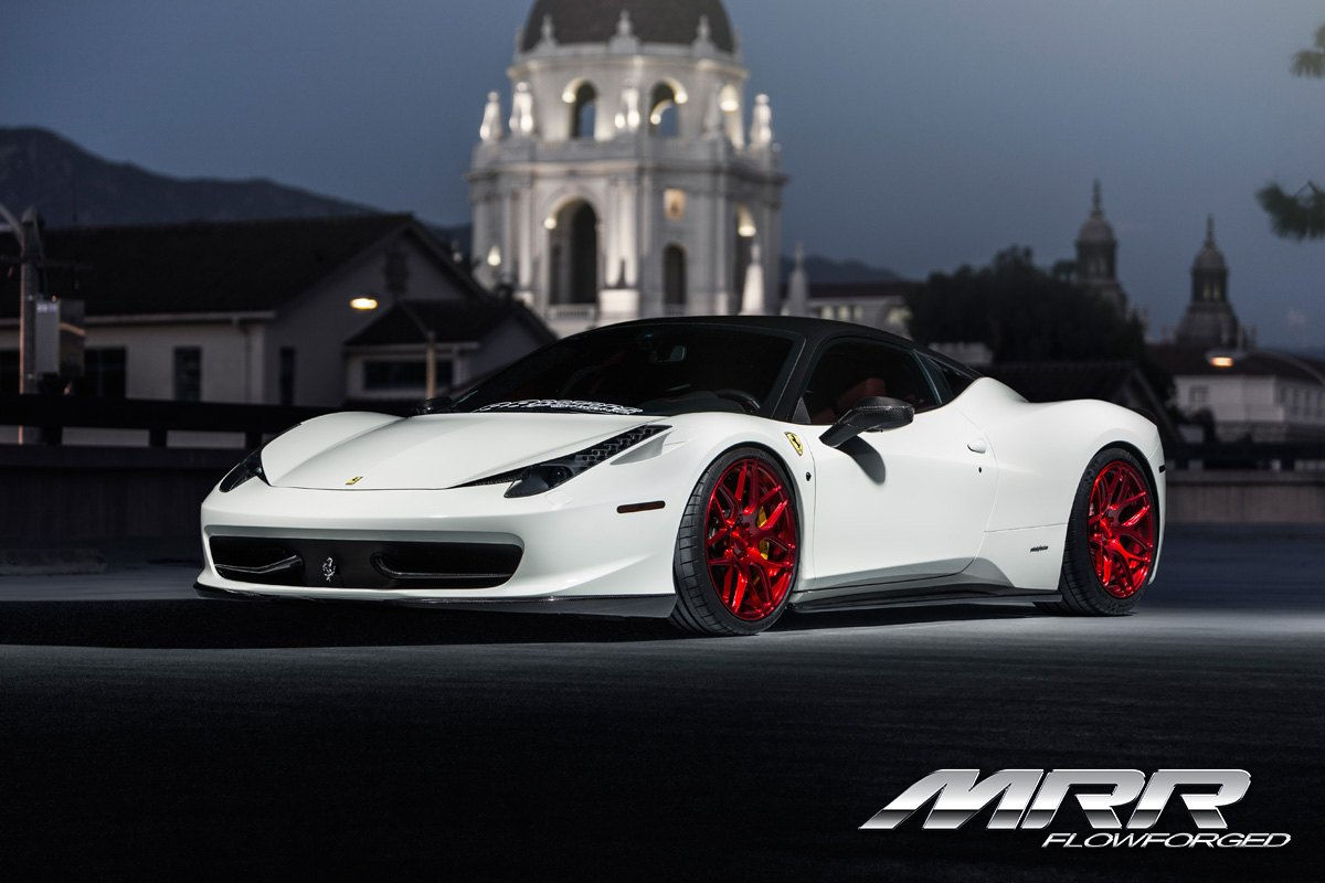 Wallpaper #iOo6U5MBlwTYPL183gpD81 Beautiful Lowered Ferrari 458 on Mrr Forged Rims Caridcom Gallery
