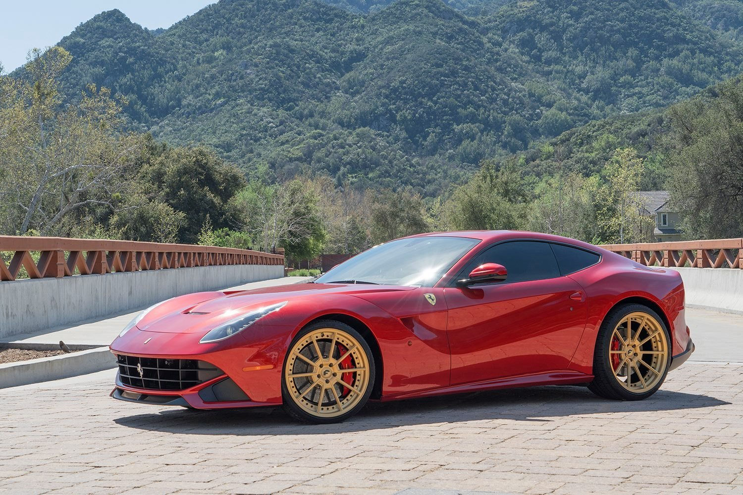Wallpaper #MwCS644BSdW8dNoudBJ318 Ferrari F12 Berlinetta Black Rims Awsome Inspiration Wallpapers