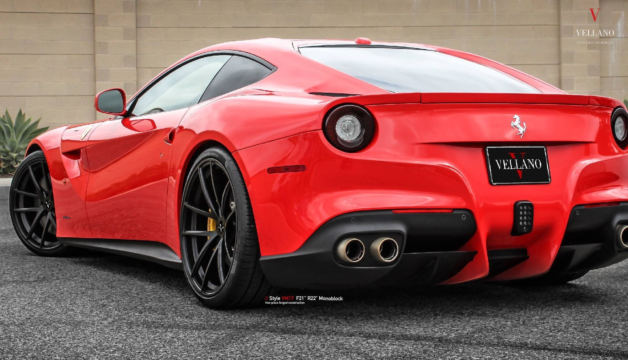 Wallpaper #MwCS644BSdW8dNoudBJ315 Flawless Super Car Rocking Awesome Wheels Red Ferrari F12 on Vellano