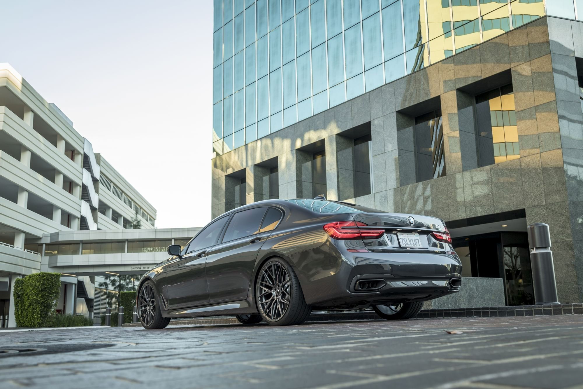 Wallpaper #Pbgj2pIBJvJKYCmELPDf102 Bespoke Black BMW 7 Series Wearing Custom Vorsteiner Wheels Caridcom