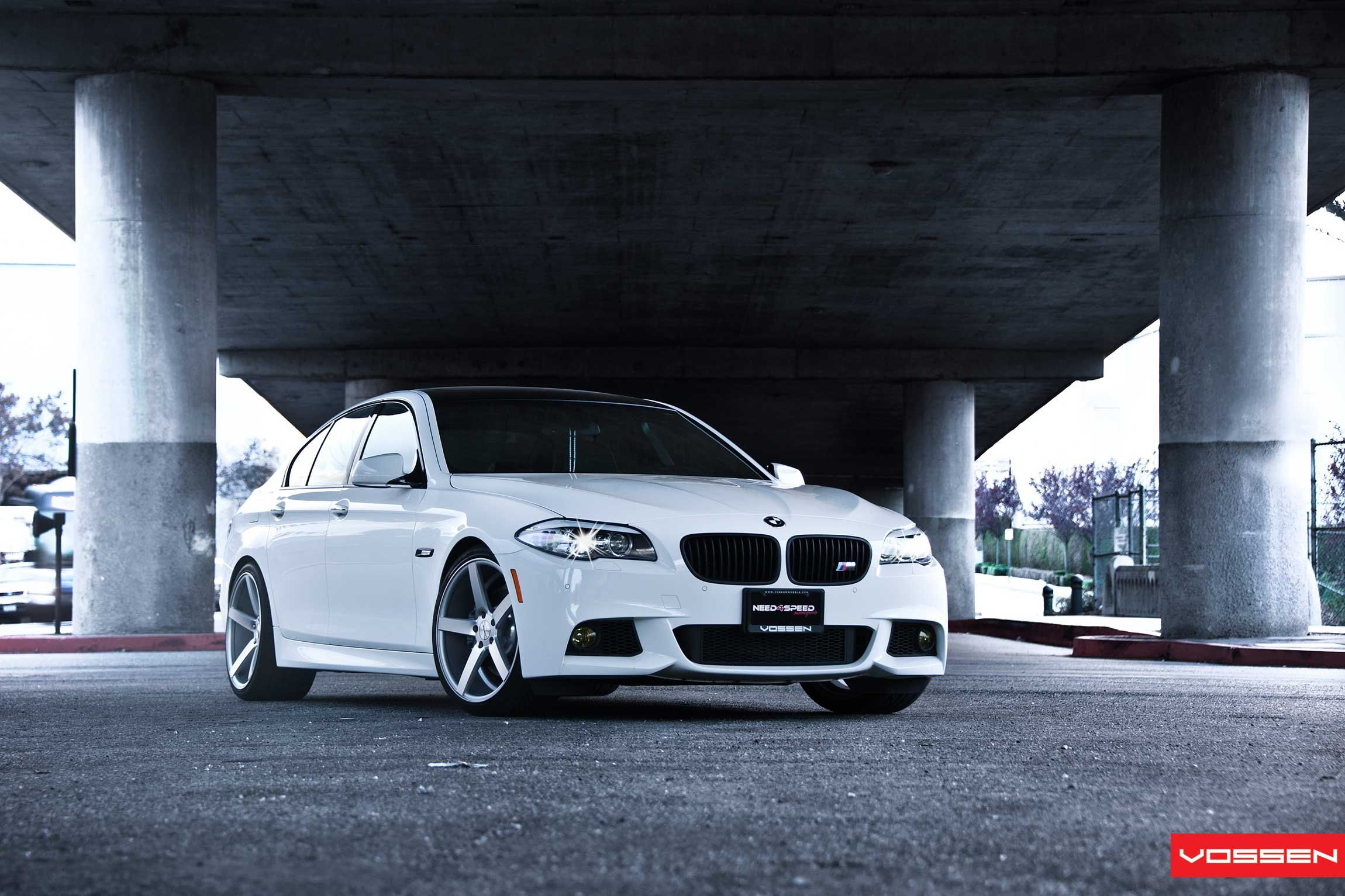 Wallpaper #_nMkgI4BFI5NbQksCxe141 White BMW 5 Series Taken to Another Level with Custom Parts Caridcom