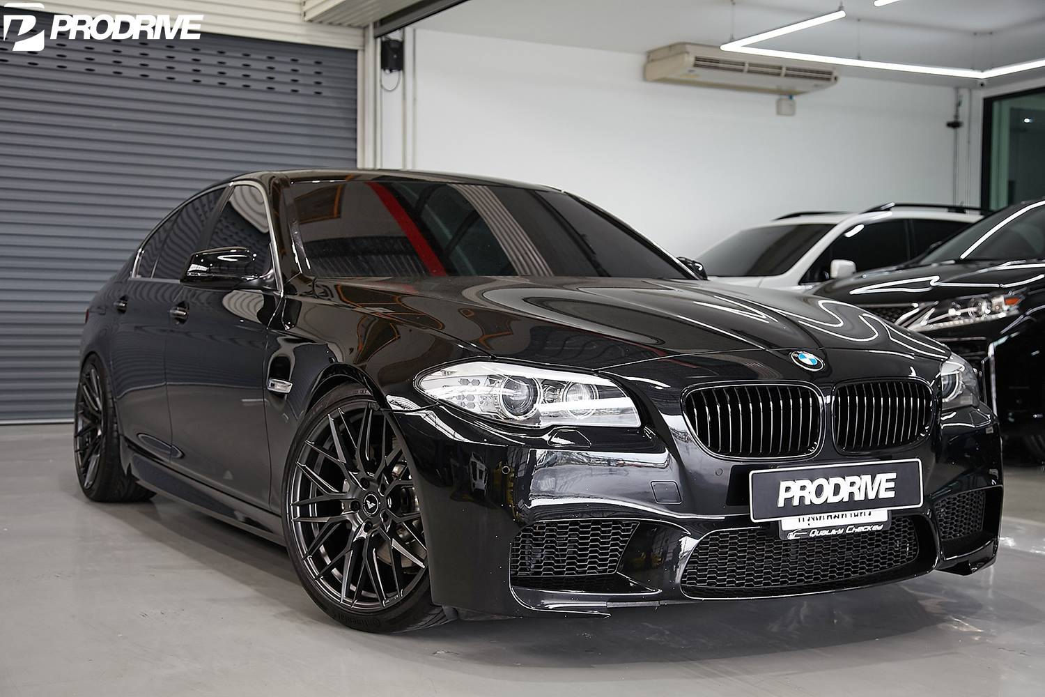 Wallpaper #_H2z8Y4Bnwiau_P6LwkD48 Angel Eyes Black BMW 5 Series Gets Crystal Clear Headlights Carid