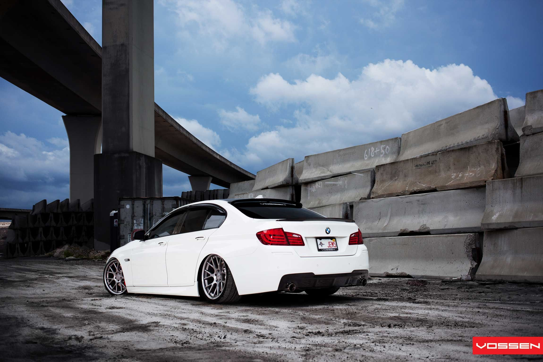 Wallpaper #v3fdJpMB-pgBXx60JaPB123 Stanced White BMW 5 Series Speaks of Style Caridcom Gallery