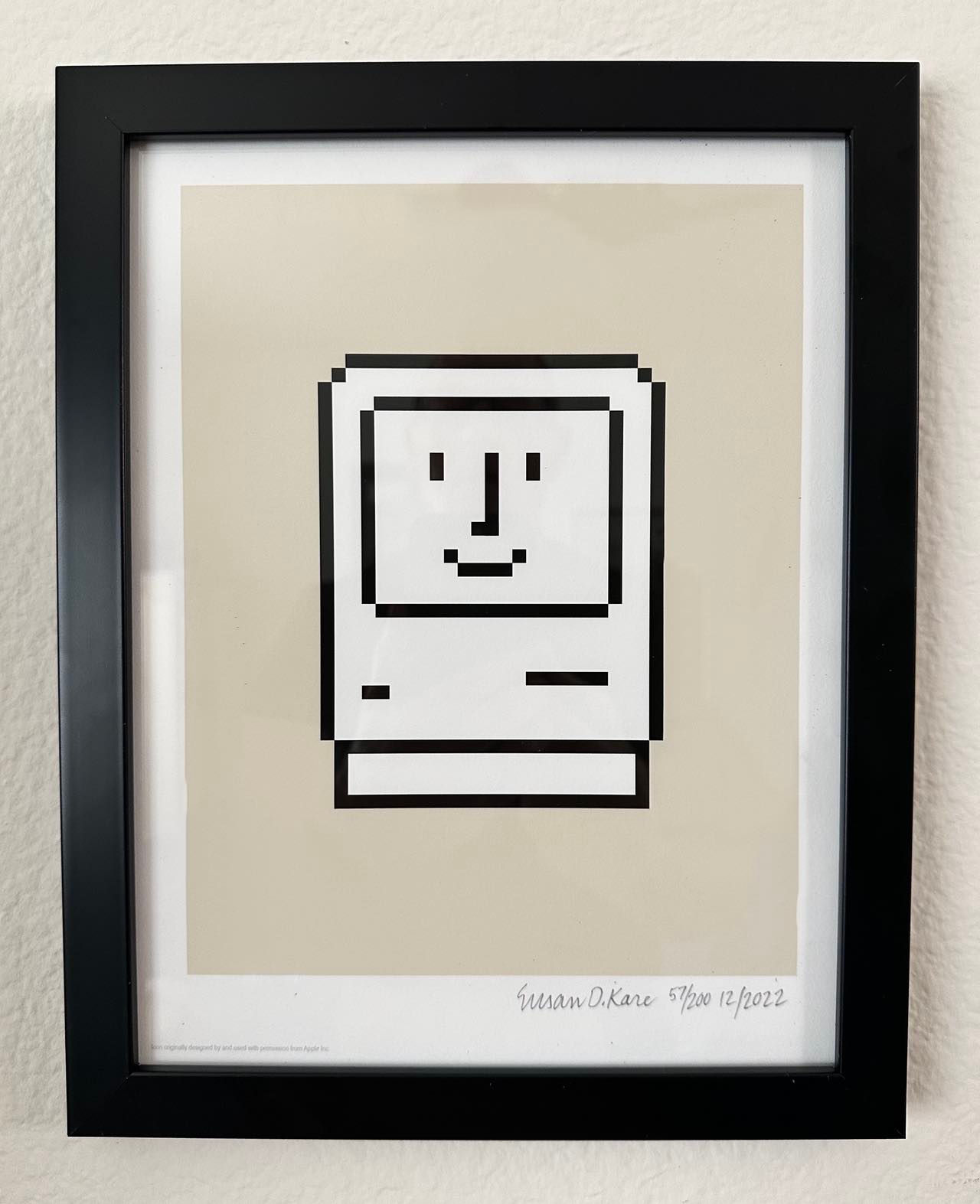 Wallpaper #WT9MPJMBLiIJ4c9OC5HO47 Susan Kare Mac Icon Prints Original Mac Guy