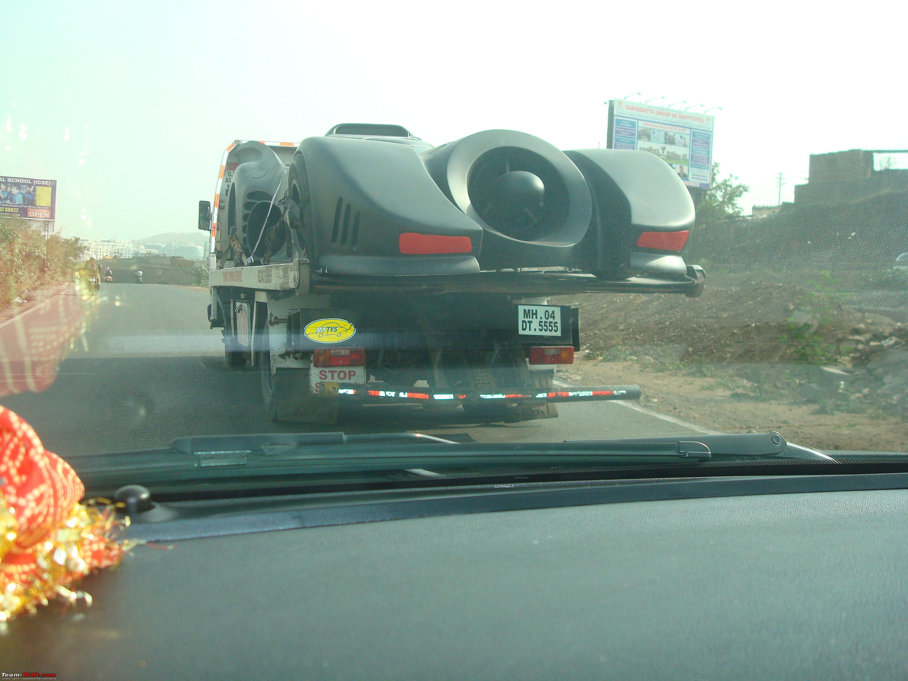 Wallpaper #4WhsF5MBSpphPi3-nQ6C239 Spotted Batmobile Replica in Pune Team Bhp