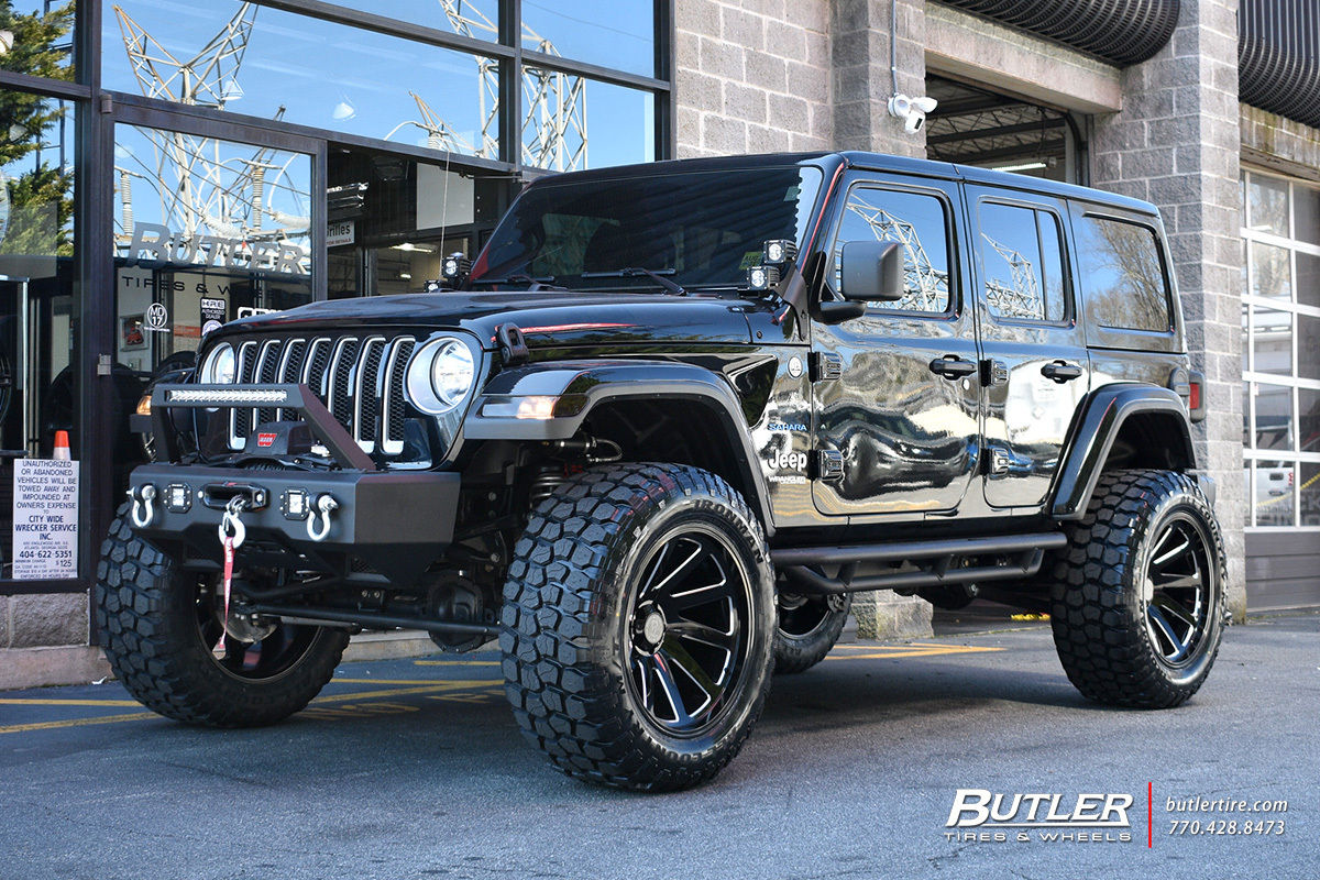Wallpaper #LCZNl5cBNyflpn9rCobh44 Jeep Wrangler with 22in Black Rhino Thrust Wheels Exclusively from